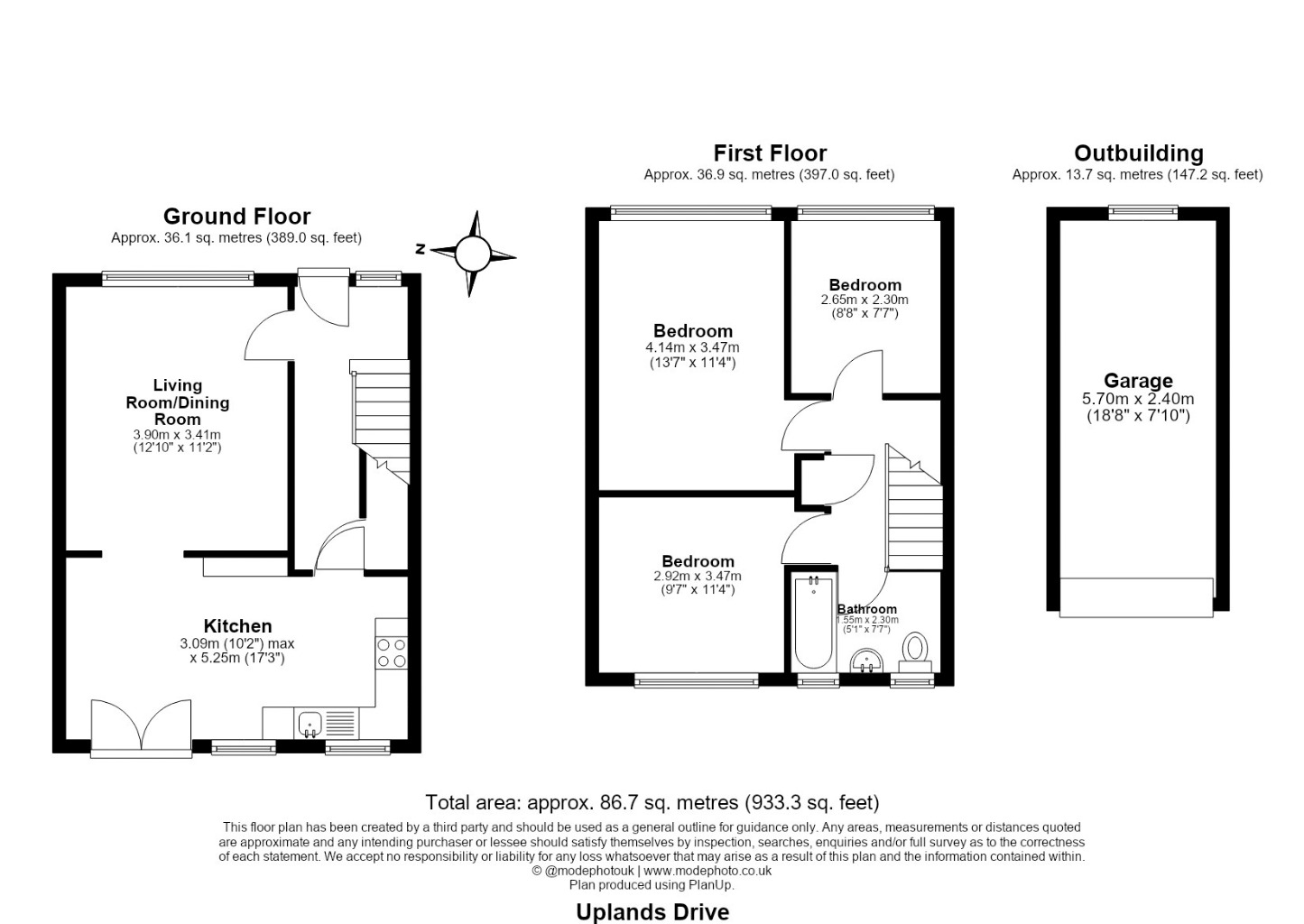 Uplands Drive, Chelmsford floorplan