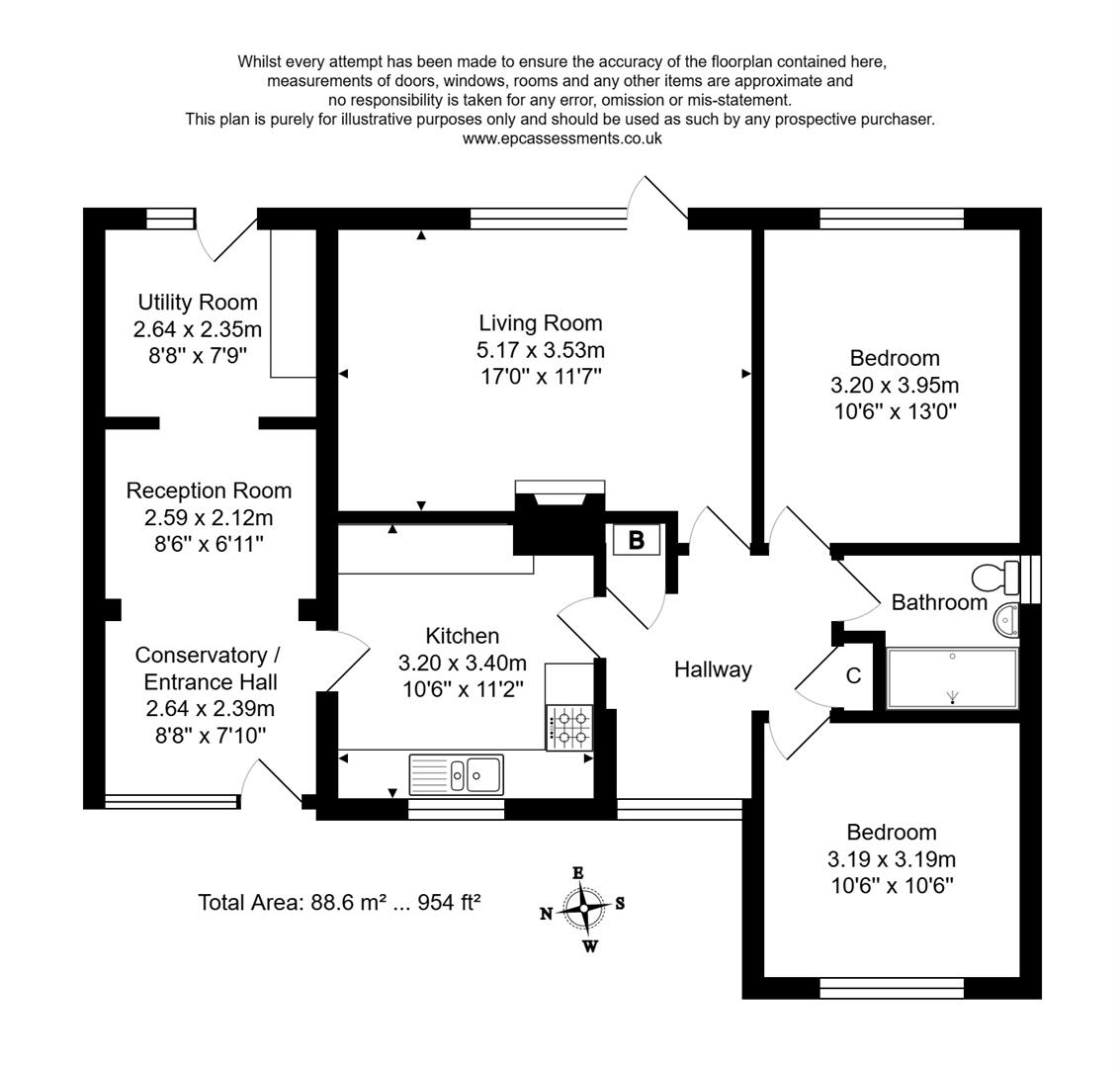 2, Luckett Way, Calne floorplan