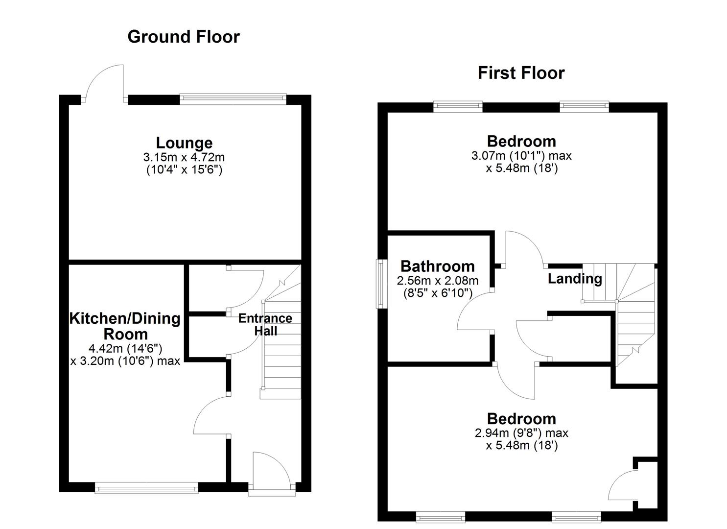 58, Dickens Avenue, Tilbury floorplan