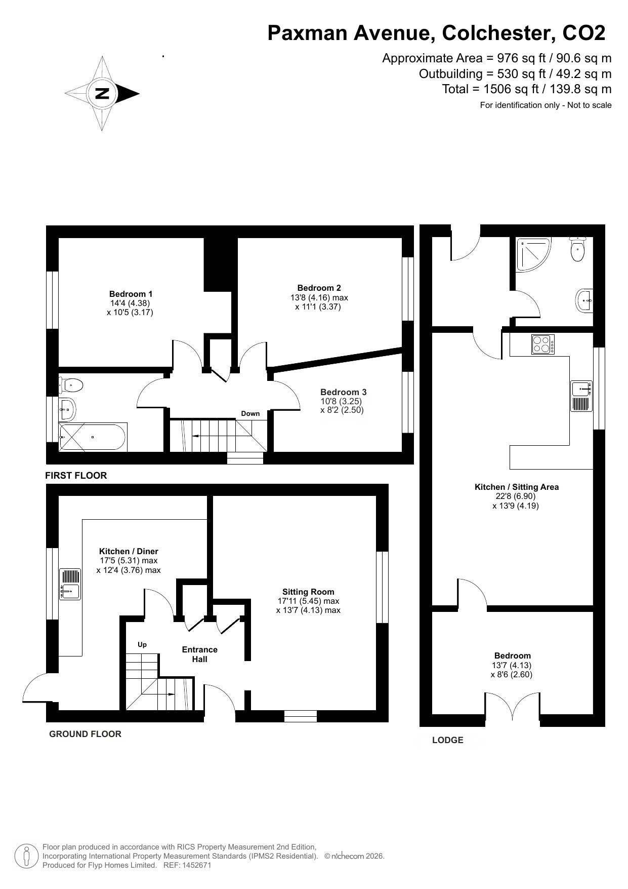 32, Paxman Avenue, Colchester floorplan