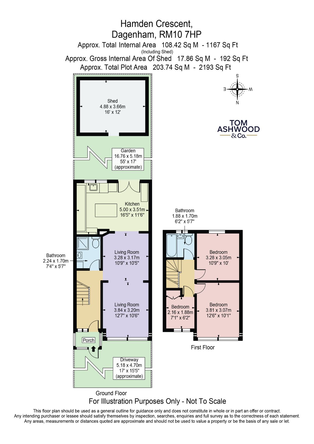 44, Hamden Crescent, Dagenham floorplan
