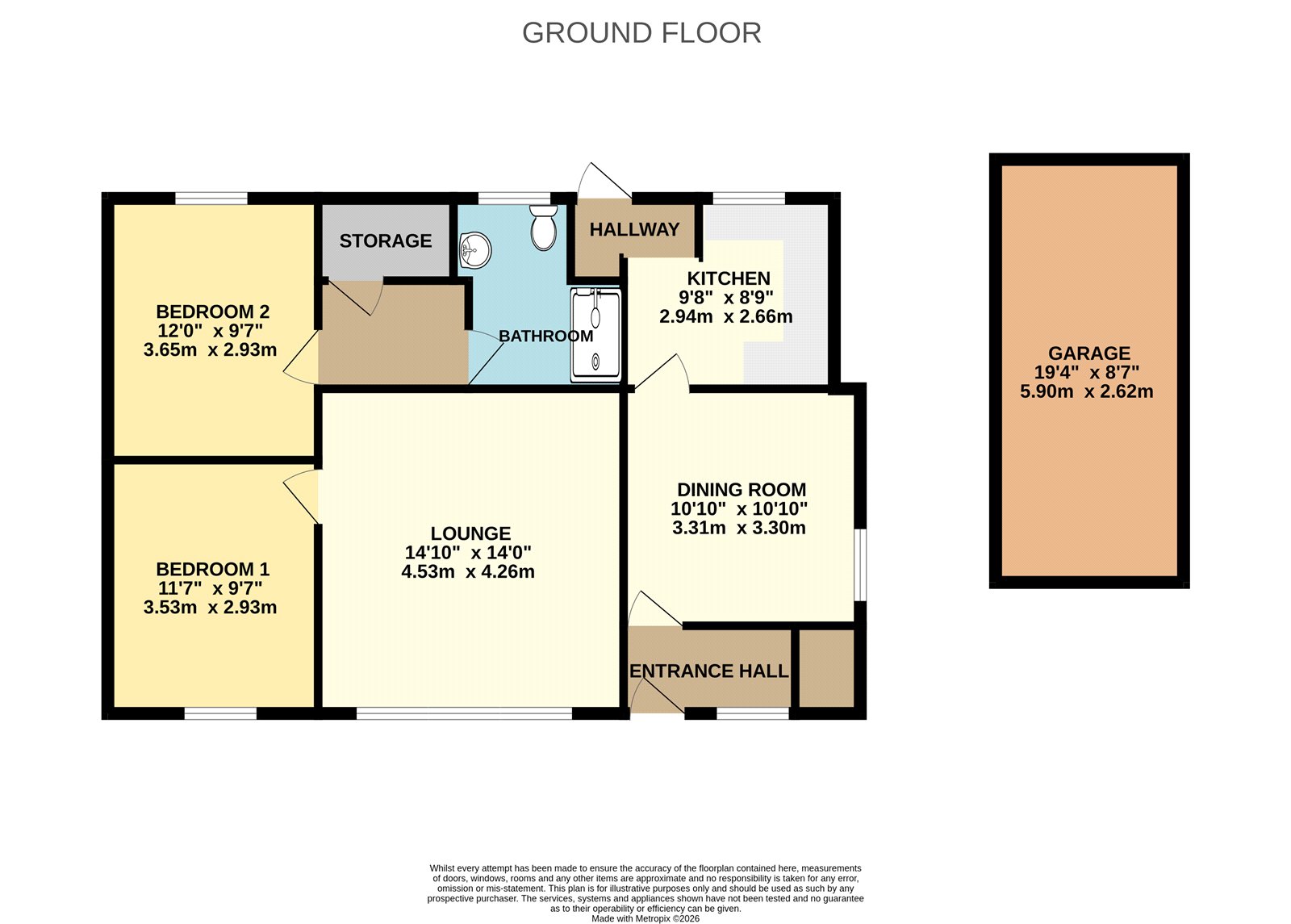 19, Trident Close, Bristol floorplan