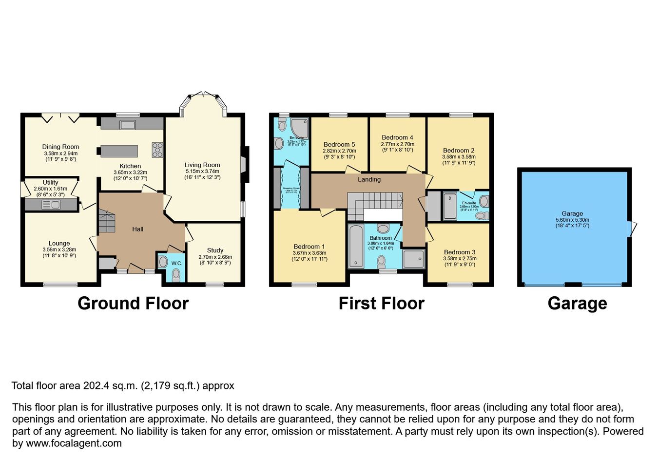 18, Cotswolds Way, Buckingham floorplan
