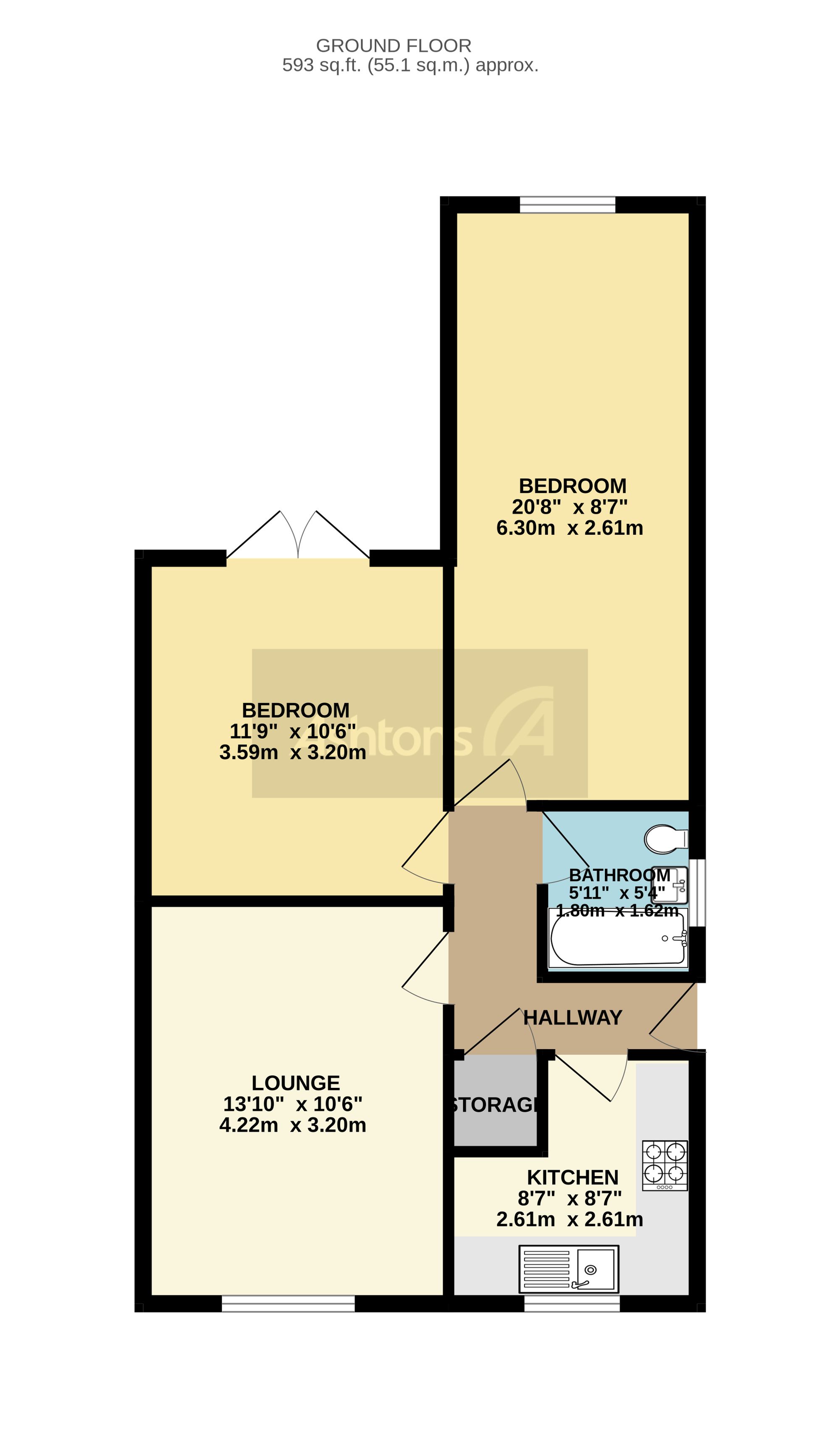 103 Montrose Close, Warrington floorplan