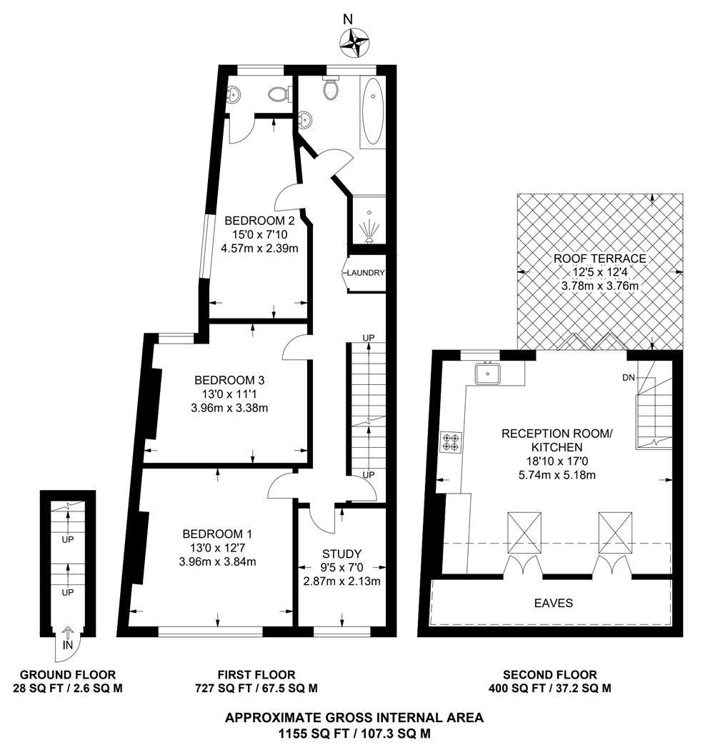 27a, Grove Vale, East Dulwich floorplan