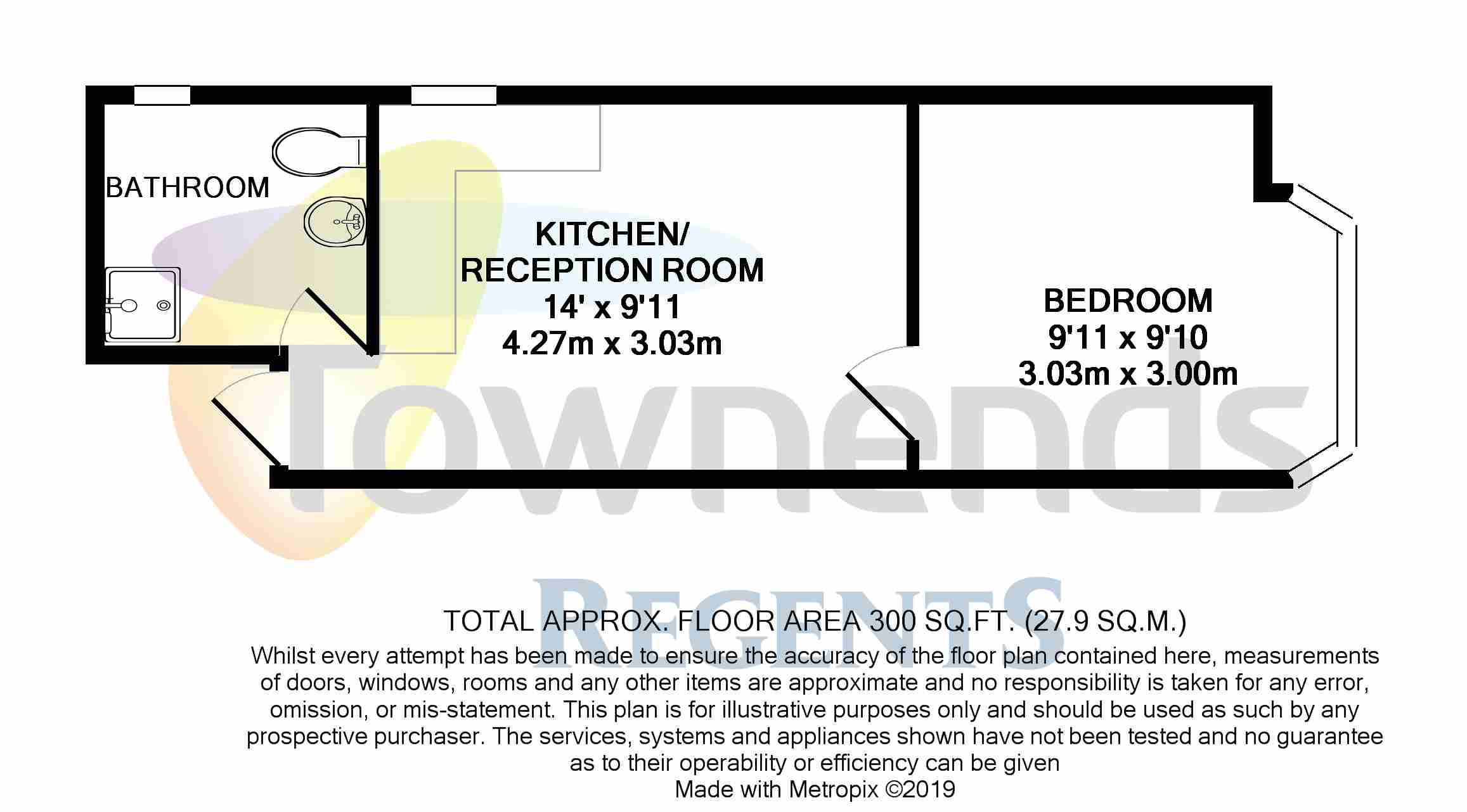 1 Bedrooms Flat to rent in Claremont Avenue, Woking, Surrey GU22