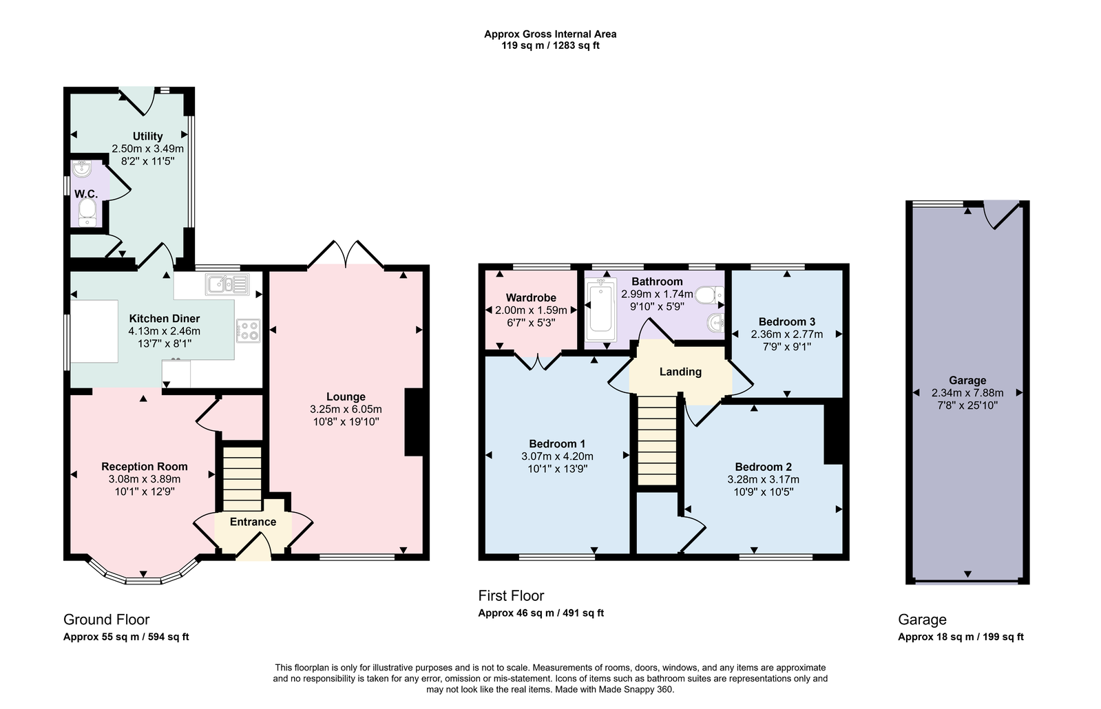 95, Loop Road North, Whitehaven floorplan