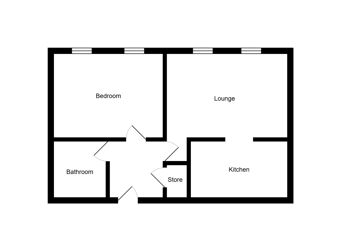 50, Riverside Court, Bradford floorplan