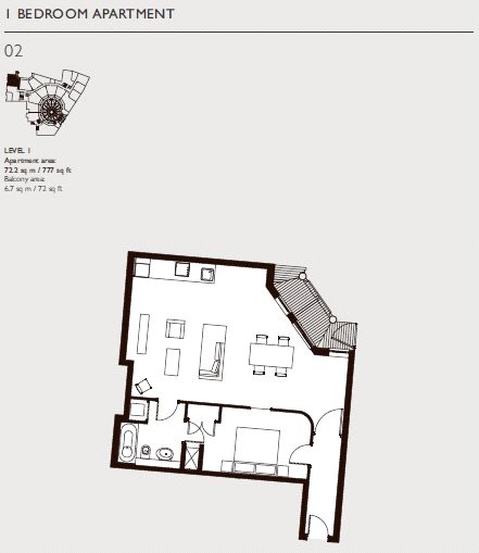 Flat 2, Islington on the Green, London floorplan