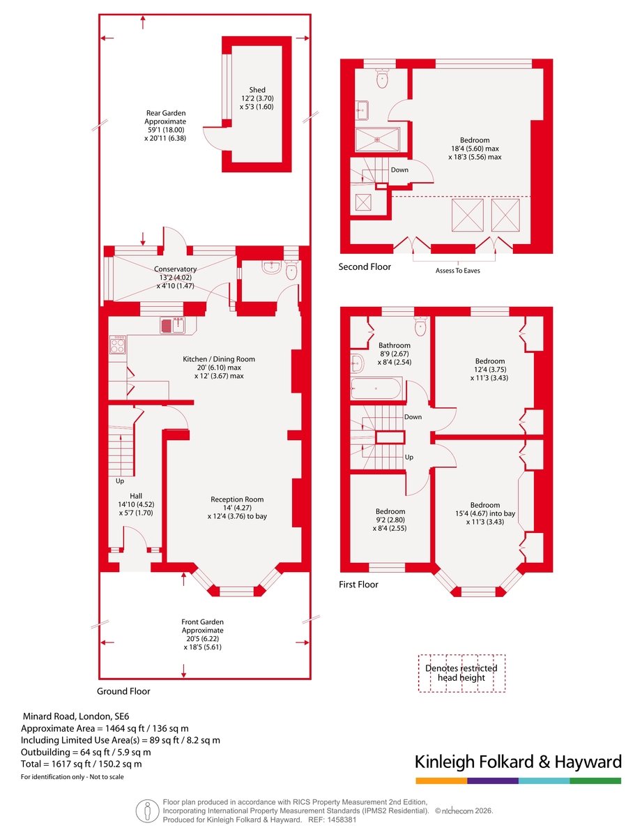 211, Minard Road, London floorplan