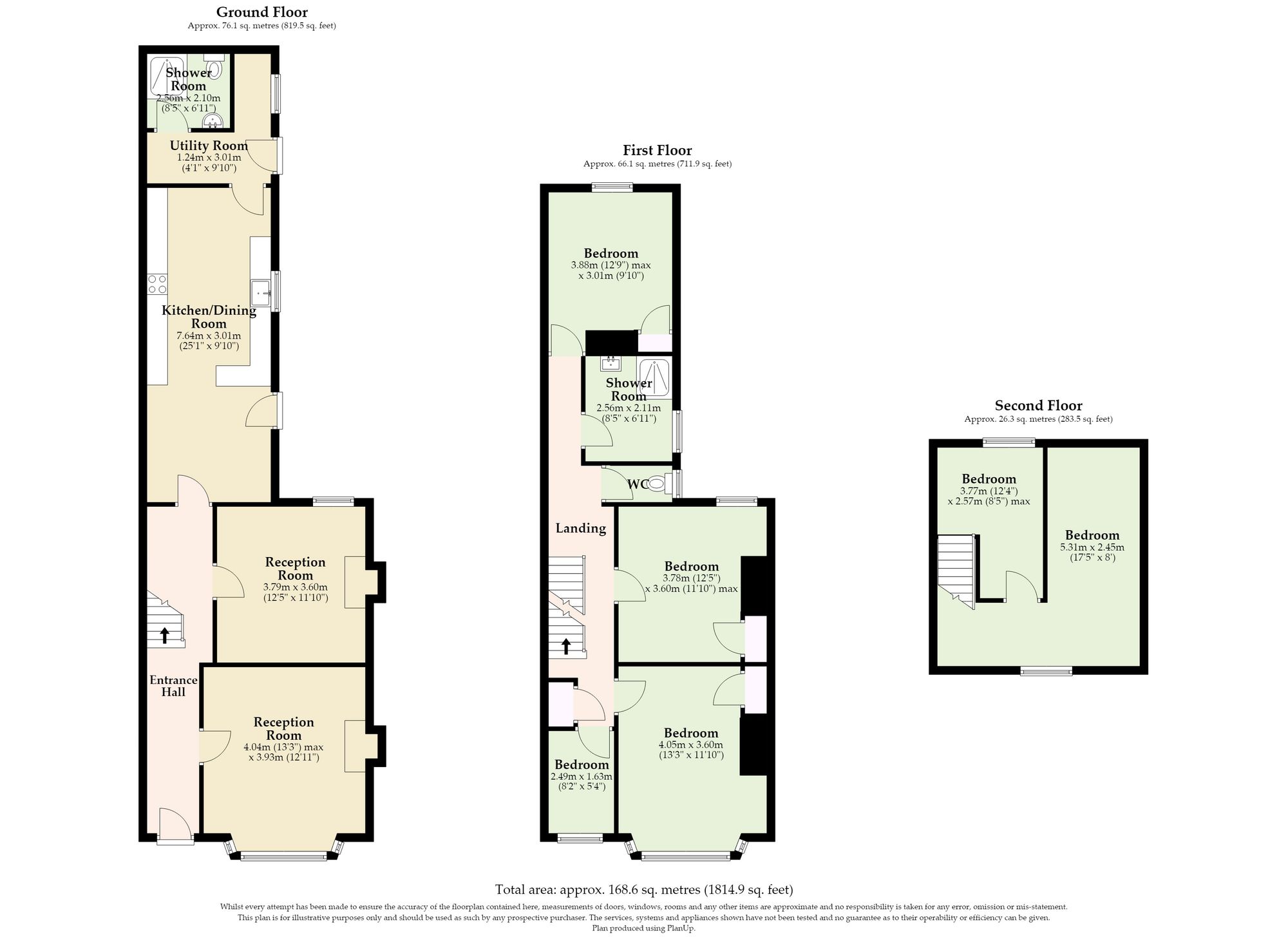 105 Upper Cliff Road, Great Yarmouth floorplan