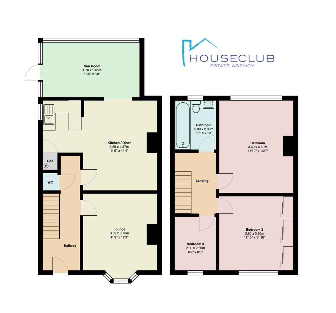 73, Fairfield Road, Morecambe floorplan