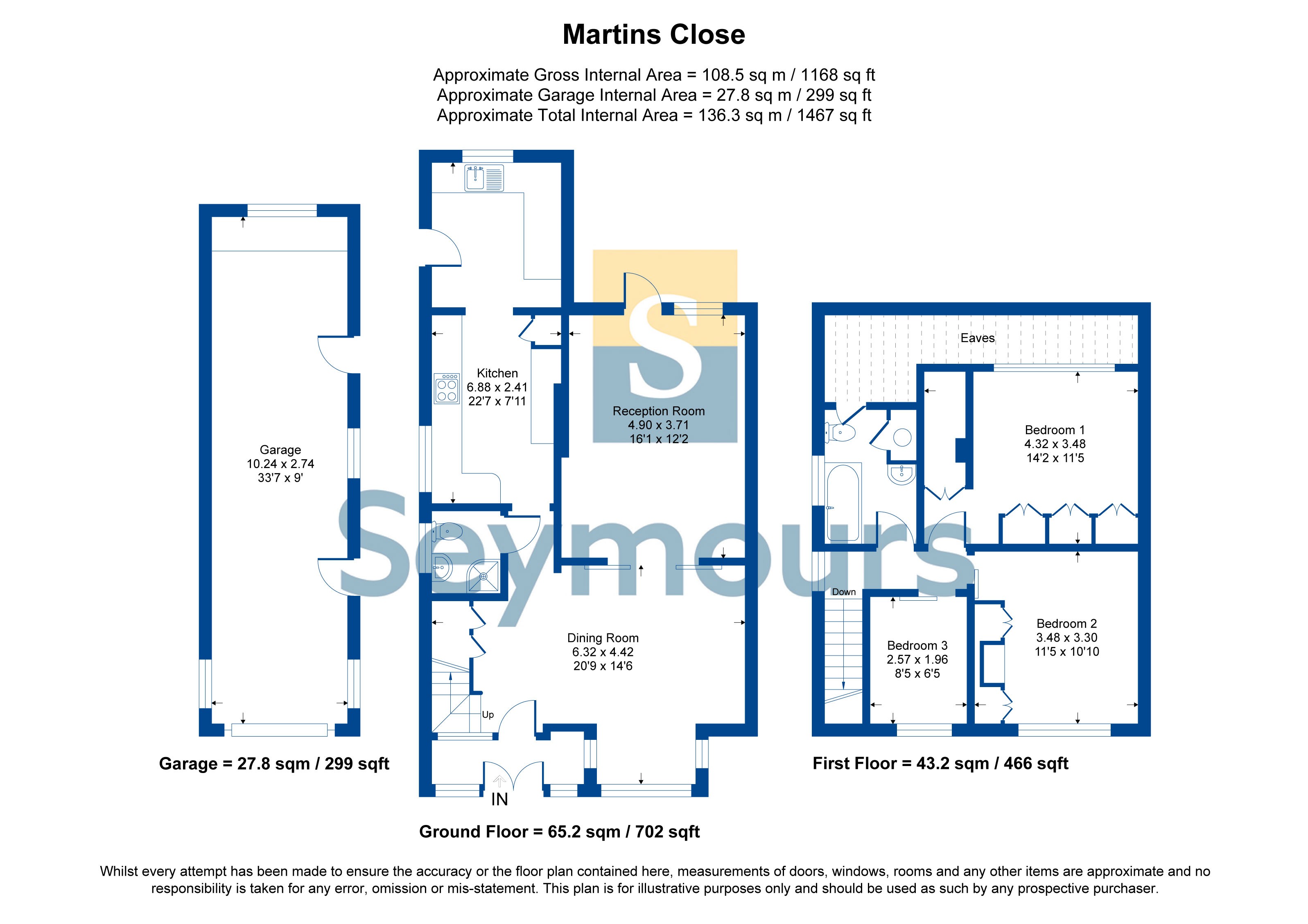 19, Martins Close, Camberley floorplan
