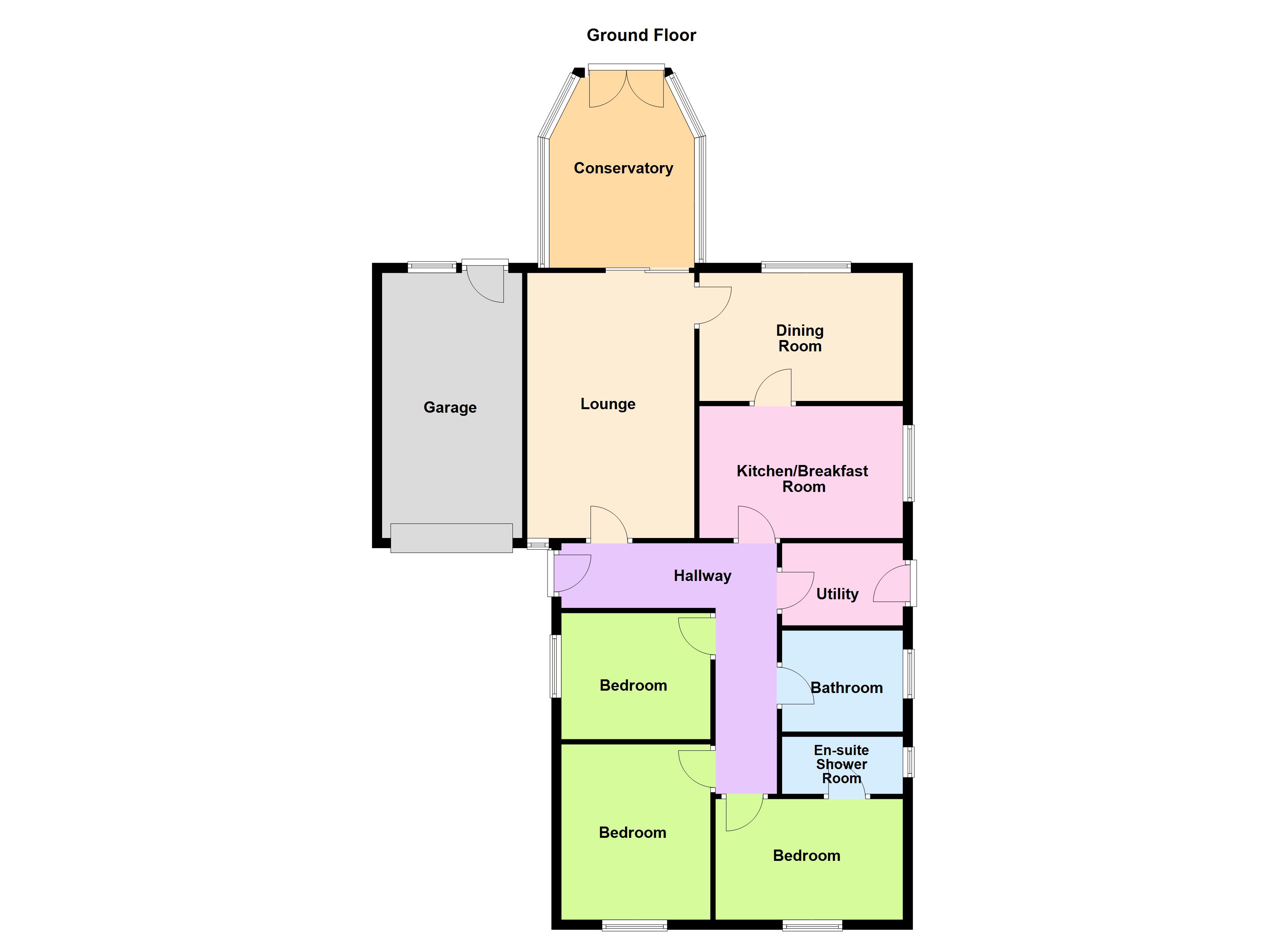 43, Meadow Road, Tenby floorplan