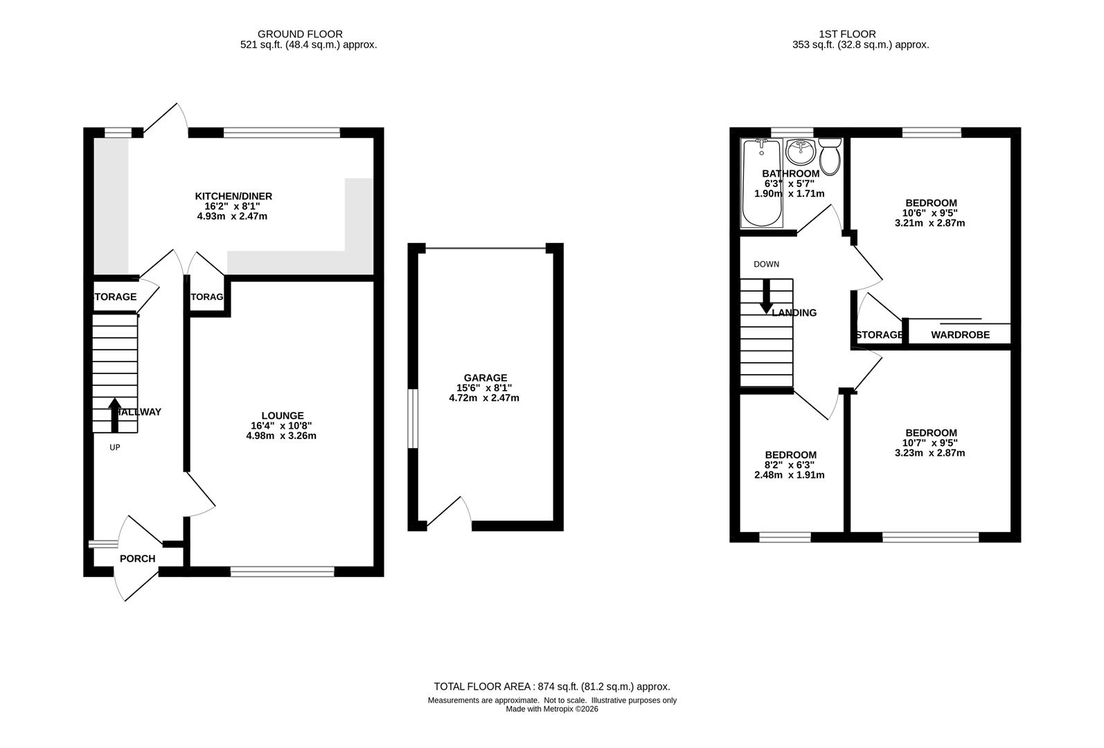 5, Navarre Gardens, Romford floorplan