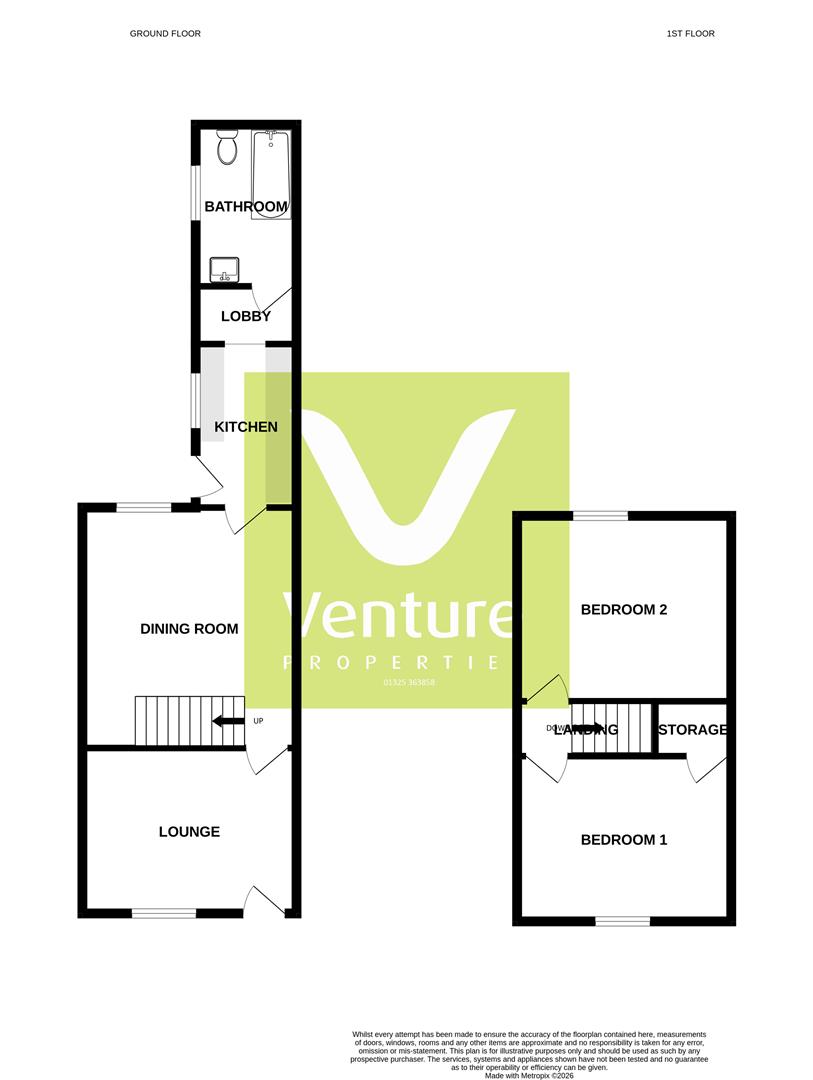 74, Cumberland Street, Darlington floorplan