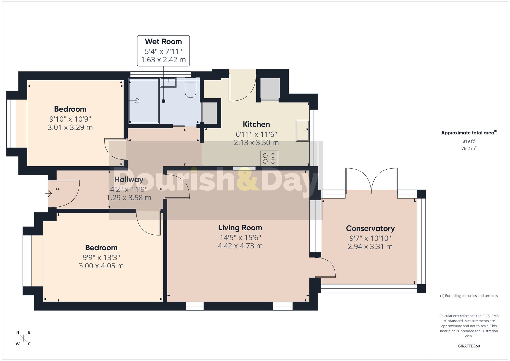 1 Portleven Close, Stafford floorplan