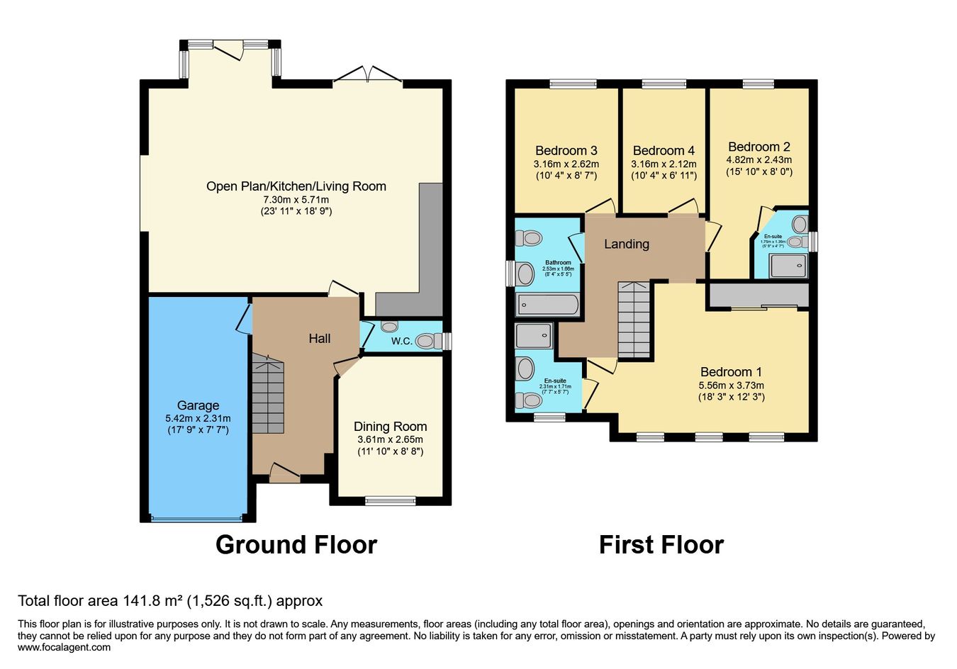 11, Reins Croft, Neston floorplan