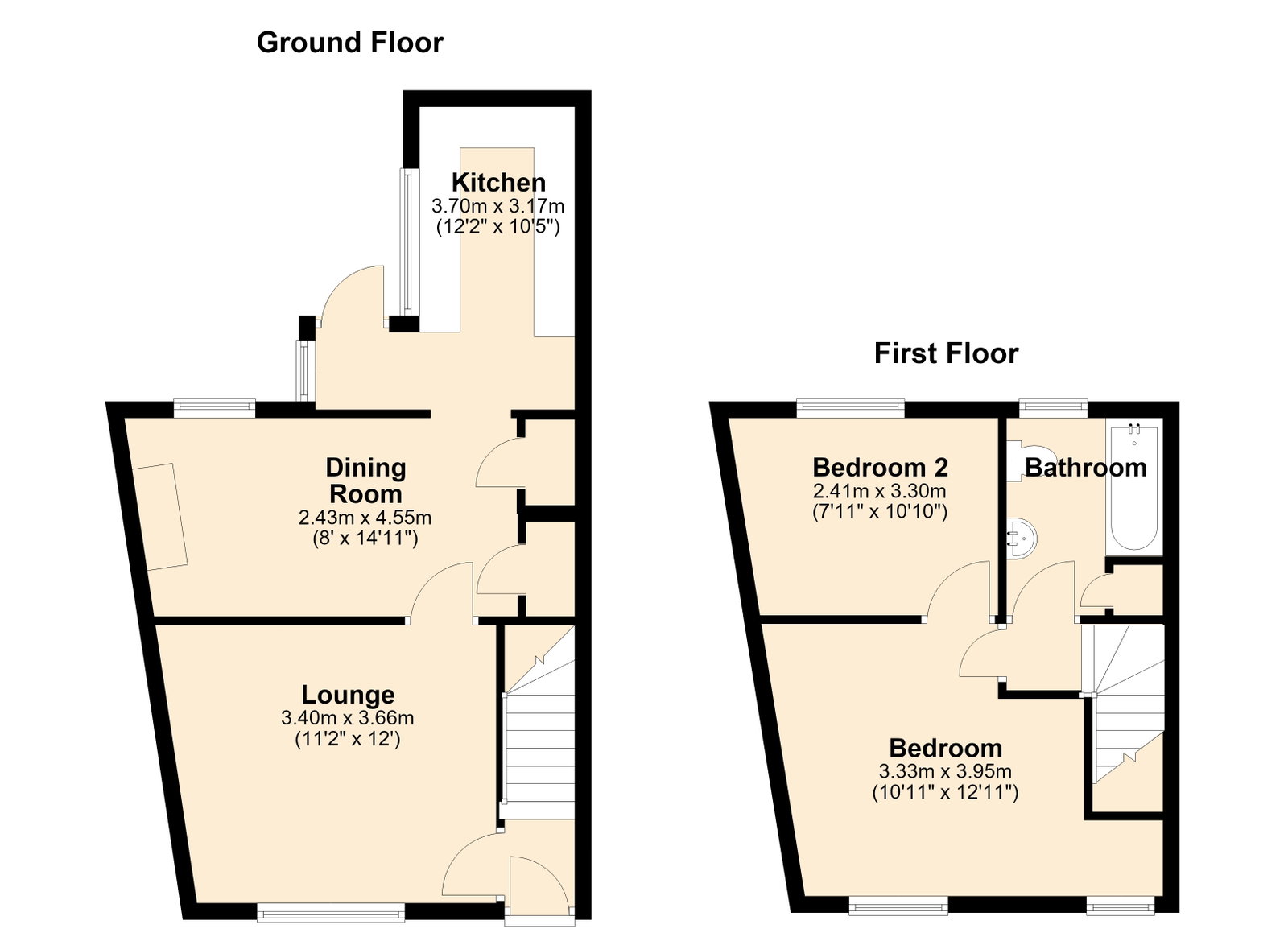 43, Efford Lane, Plymouth floorplan
