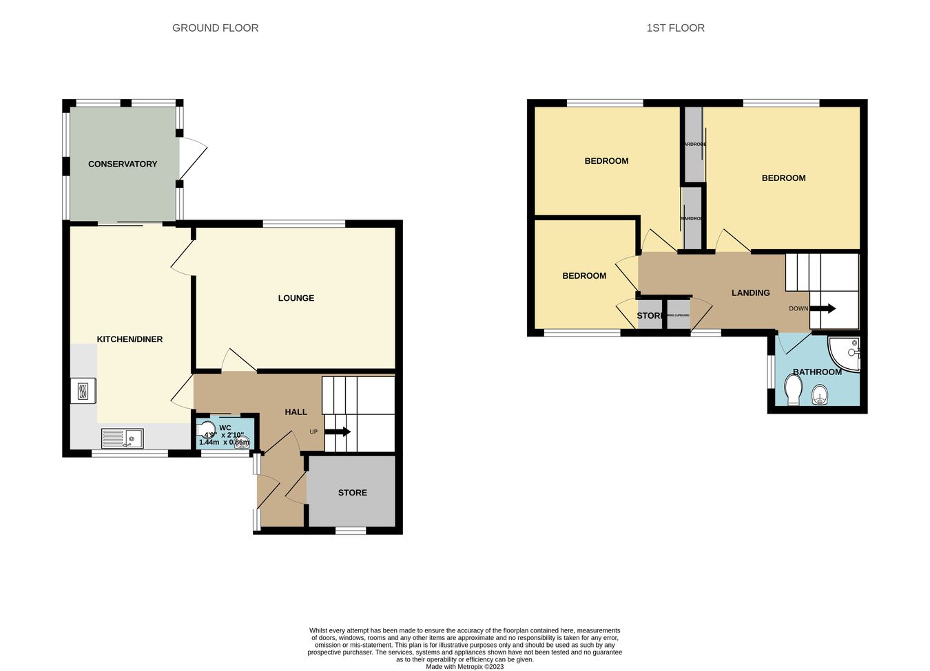 21, Clive Road, Barry floorplan