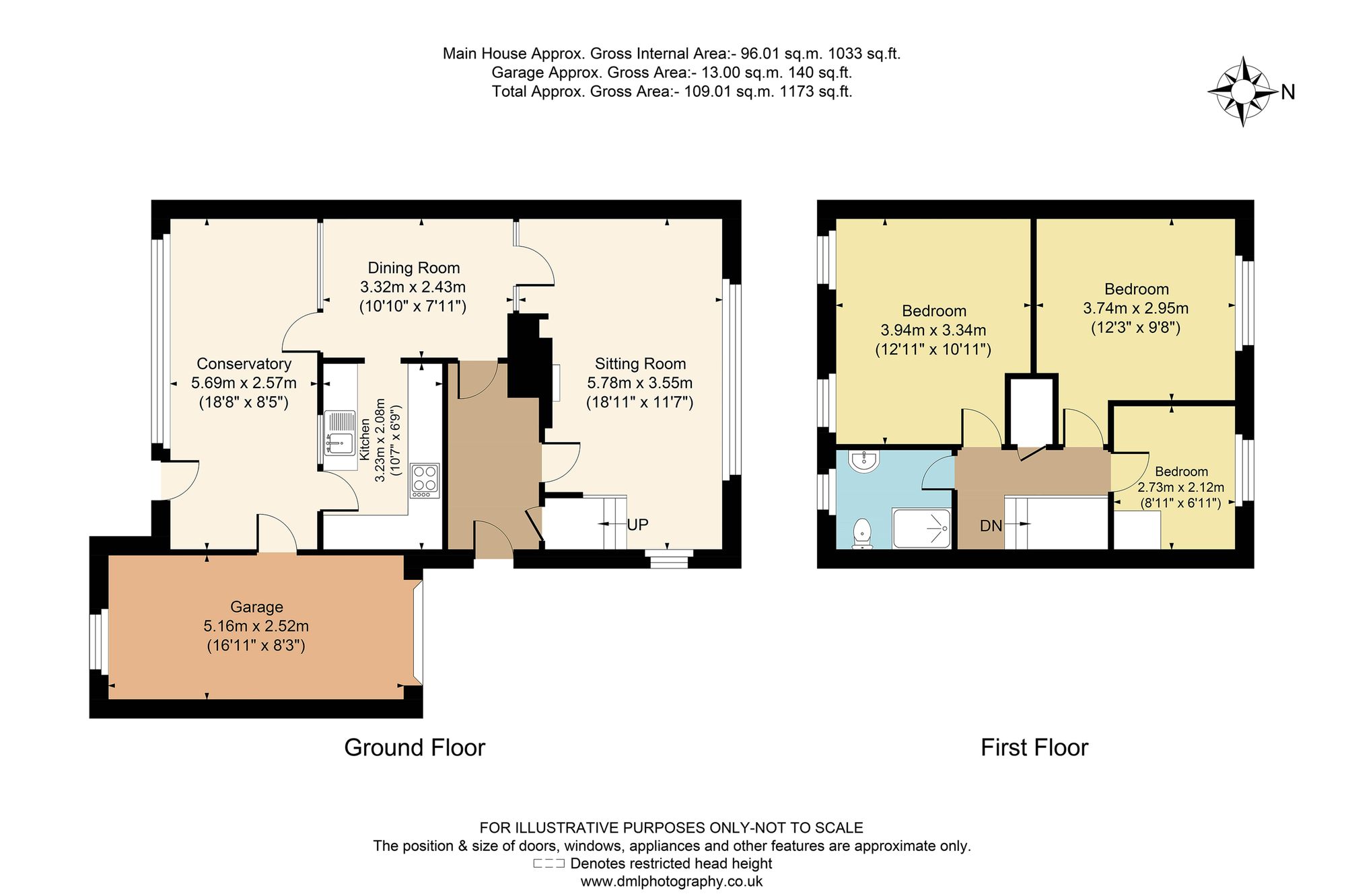 86 Fosseway Avenue, Moreton-In-Marsh floorplan