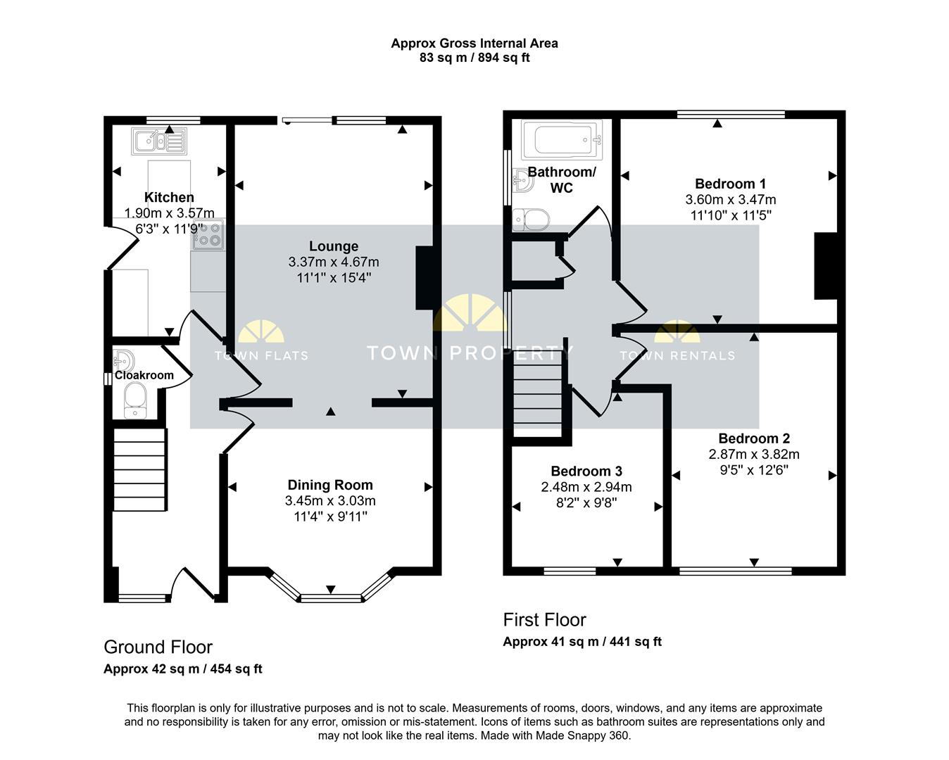 23, Marlow Avenue, Eastbourne floorplan