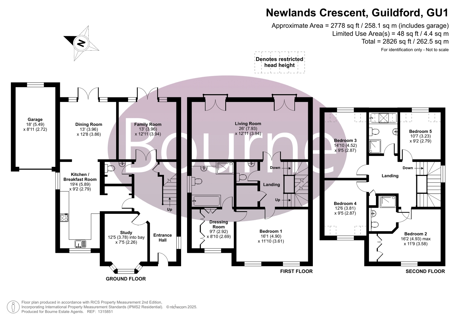 2, Newlands Crescent, Guildford floorplan