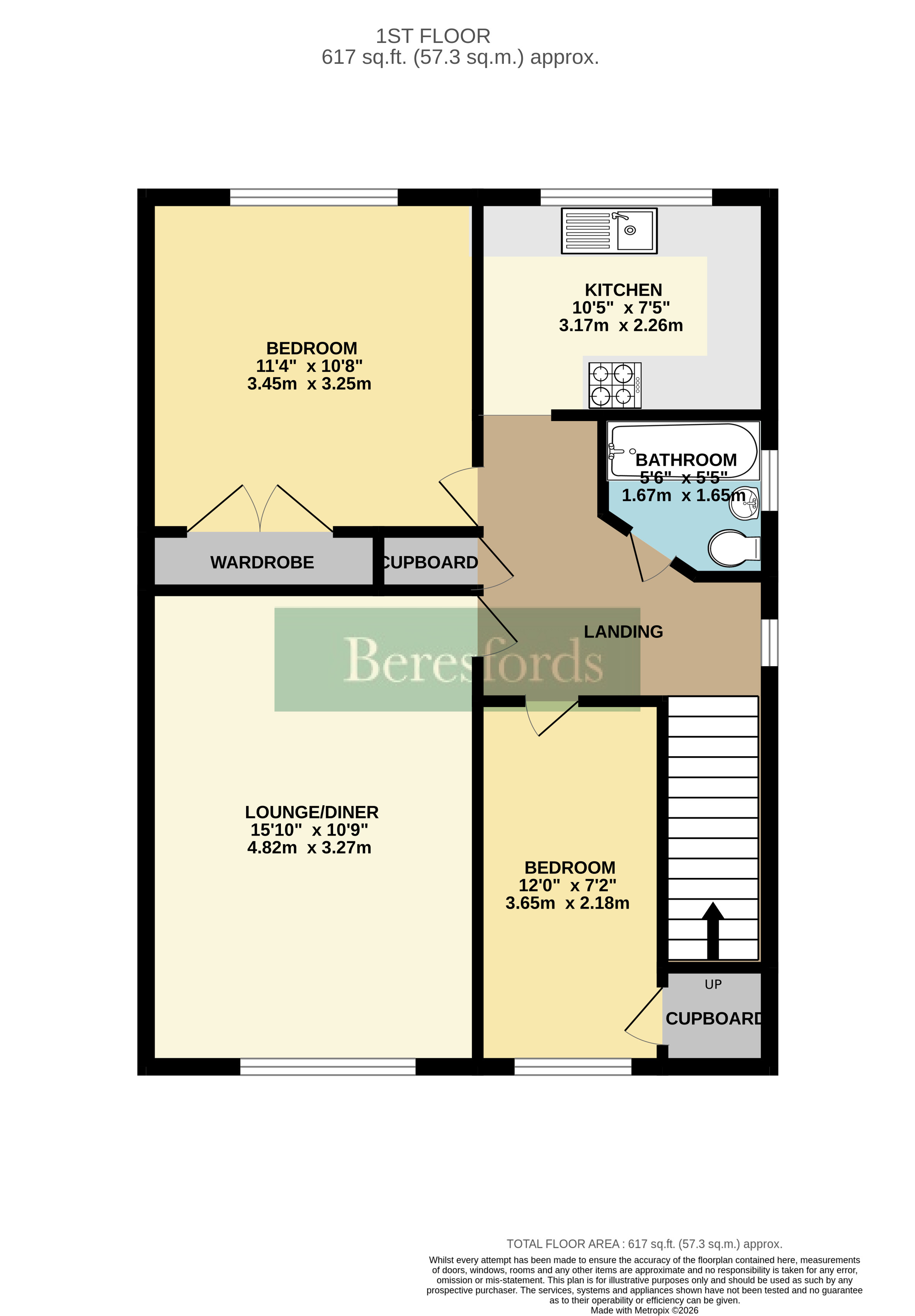 166, Marlborough Gardens, Upminster floorplan