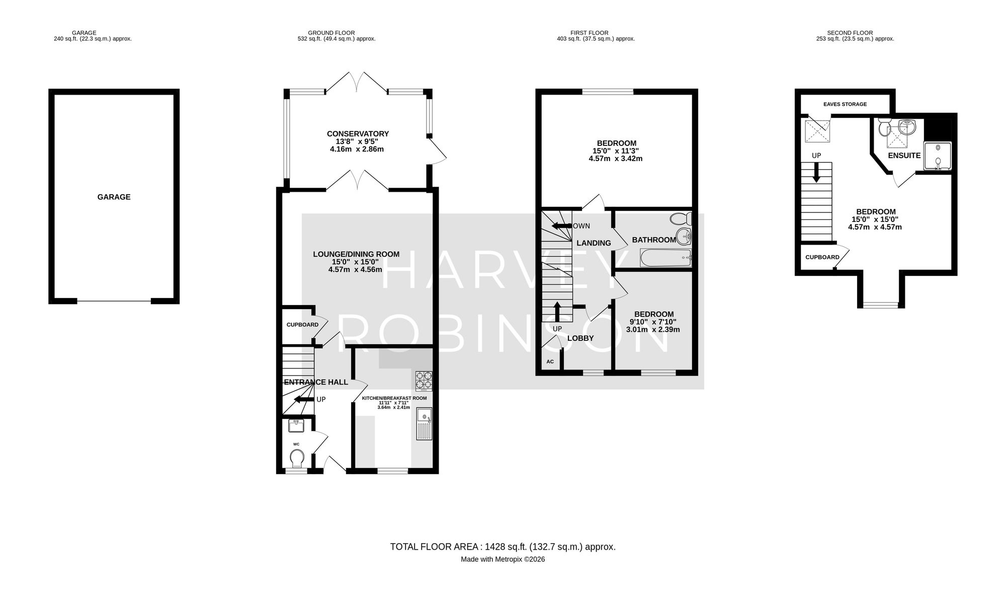 22 Cooks Way, Biggleswade floorplan