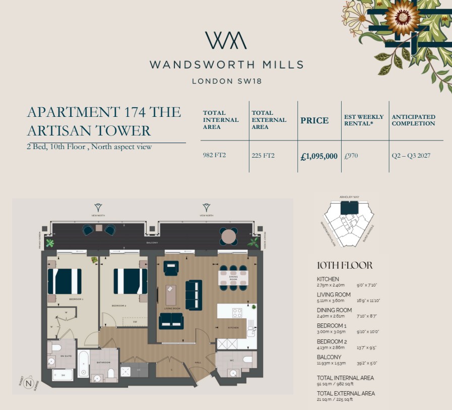 Wandsworth SW18, Wandsworth SW18, London floorplan