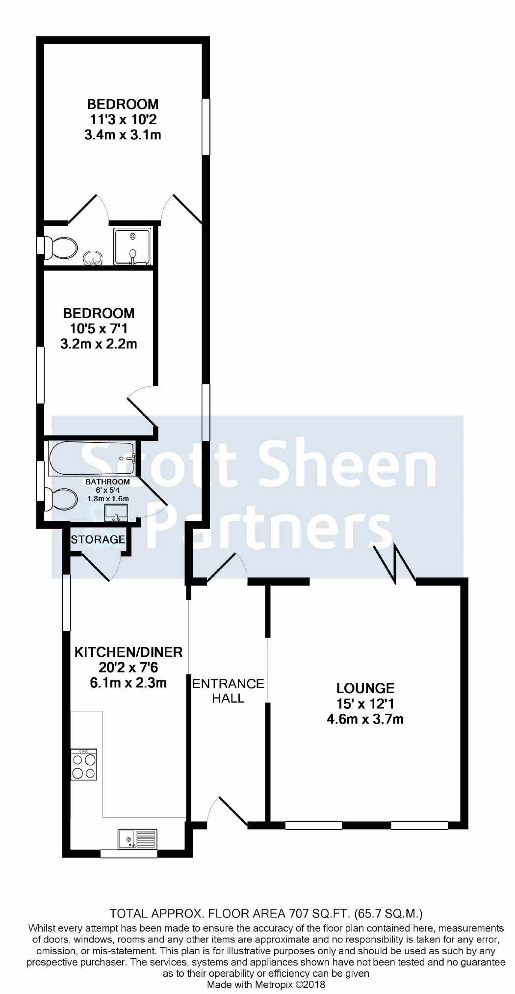 2 Bedrooms Detached bungalow for sale in Chapel Lane, St. Osyth, Clacton-On-Sea CO16