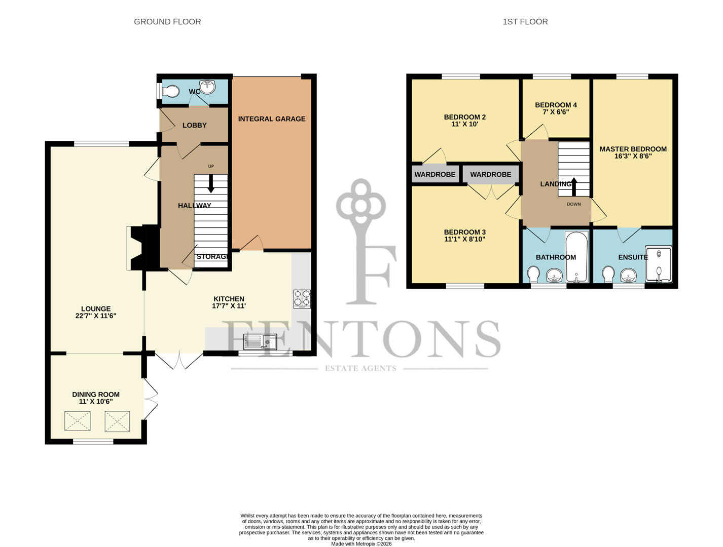 43, Oak Close, Thorpe-Le-Soken floorplan