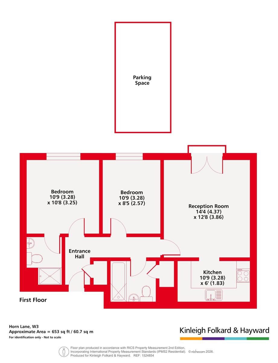 5 Oakham House, 22, Horn Lane, London floorplan