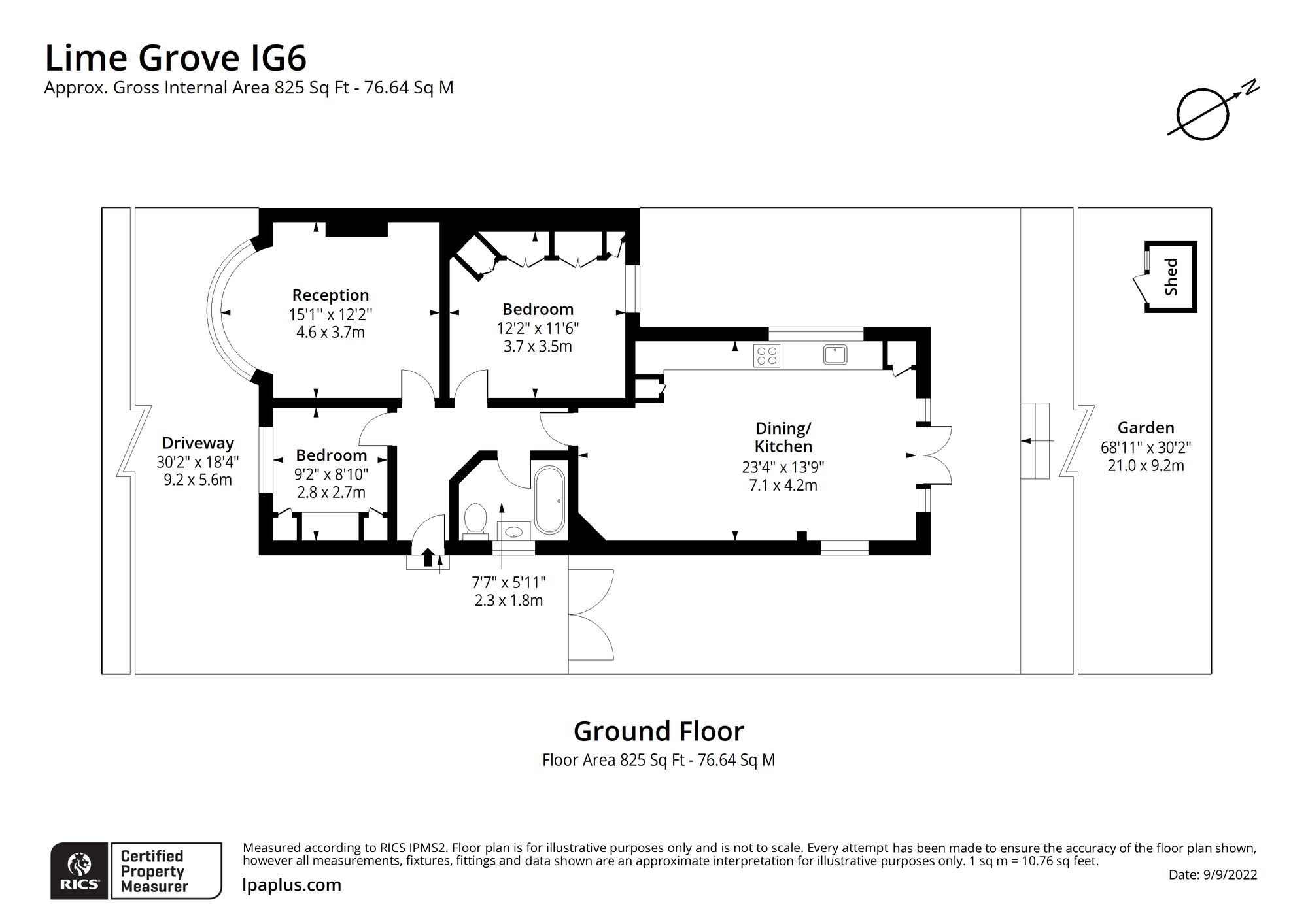 14 Lime Grove, Ilford floorplan