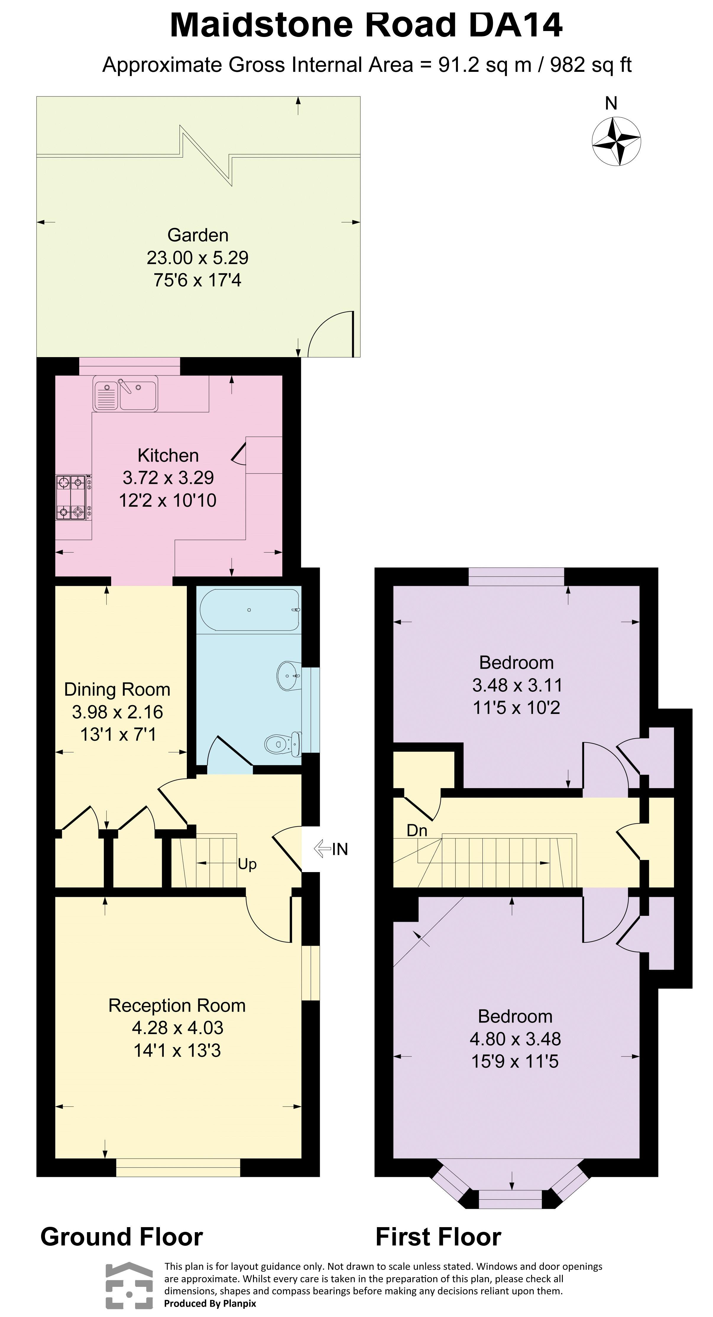 183, Maidstone Road, Sidcup floorplan