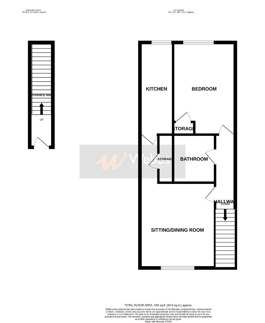 1A,, Holden Crescent, Walsall floorplan