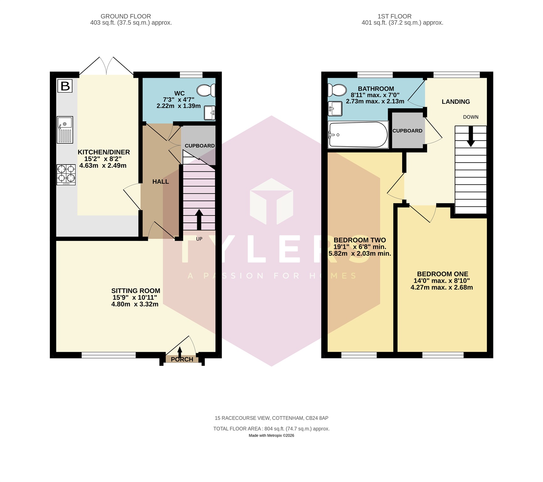 15, Racecourse View, Cambridge floorplan