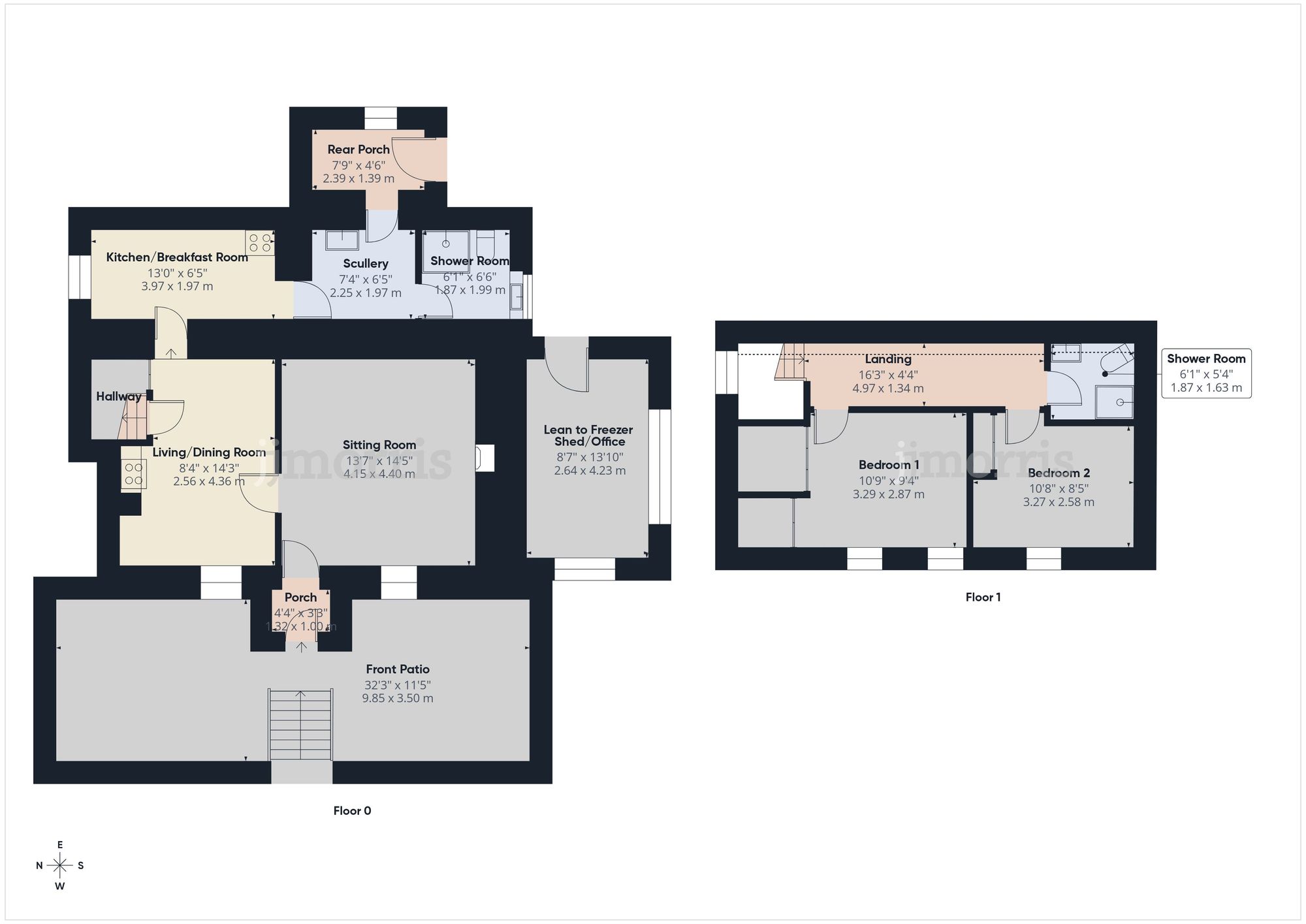 Hescwm Isaf, Newport floorplan