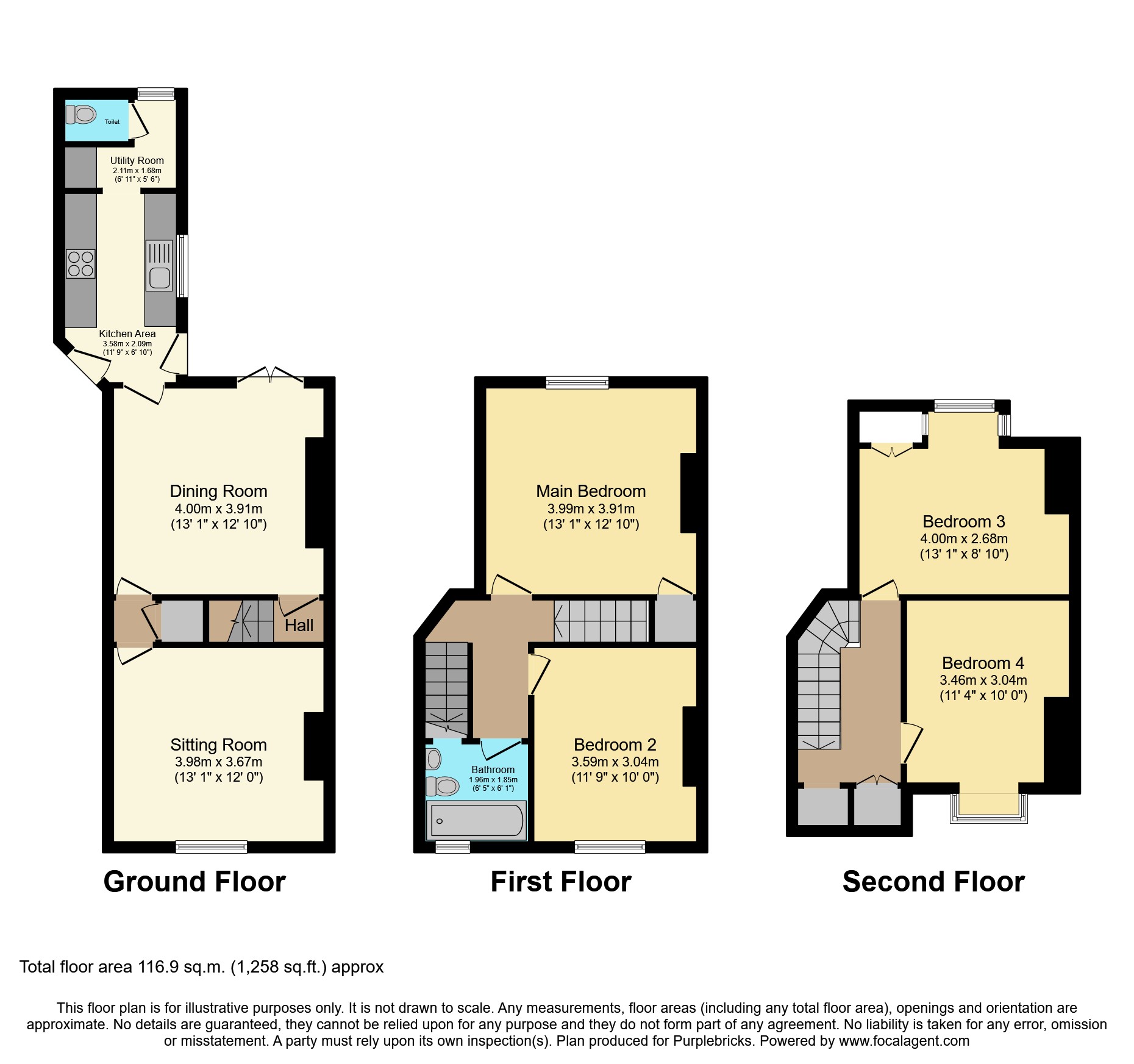 33, Century Road, Retford floorplan