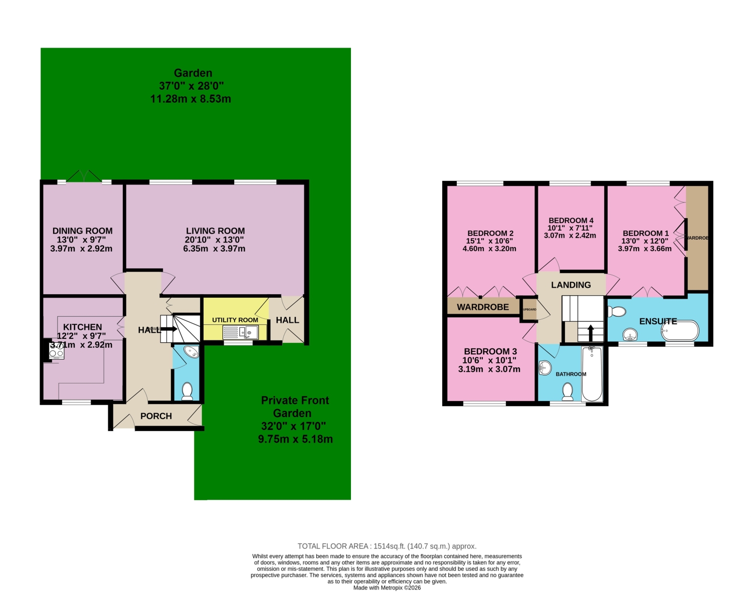 2, Credenhall Drive, Bromley floorplan