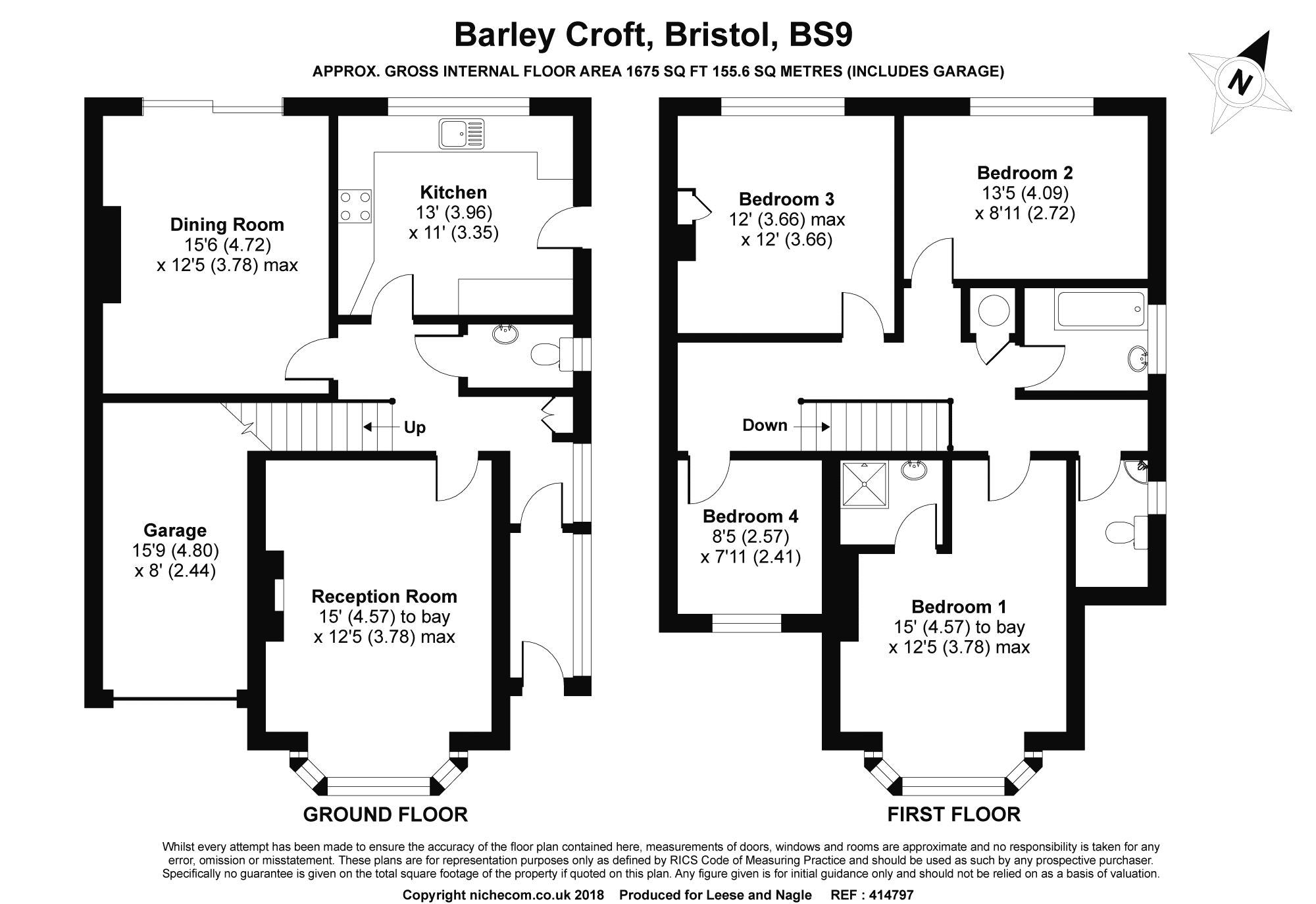 4 Bedrooms Semi-detached house for sale in Barley Croft, Westbury-On-Trym, Bristol BS9