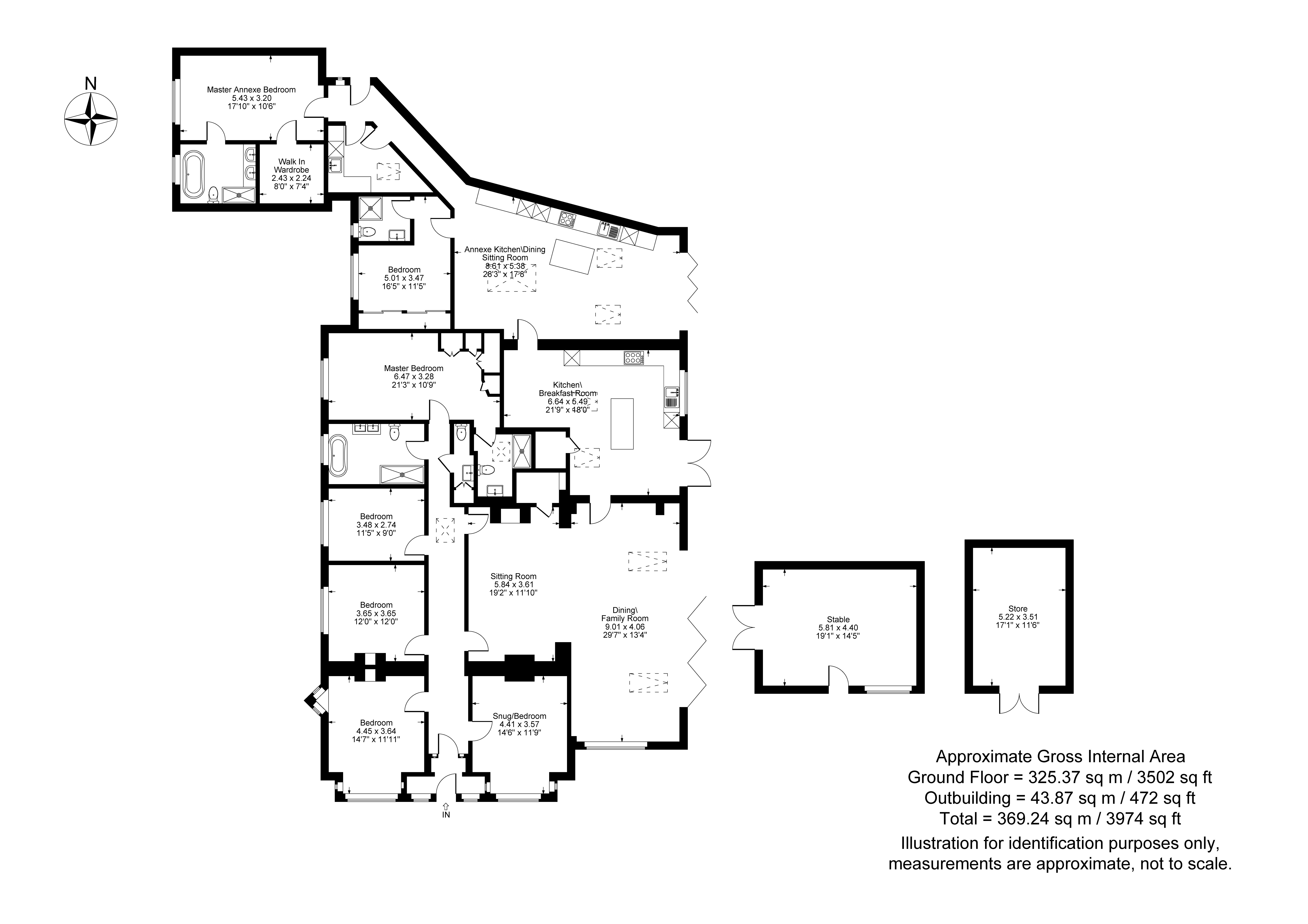 Fourwinds,, Upper Campsfield Road, Oxfordshire floorplan