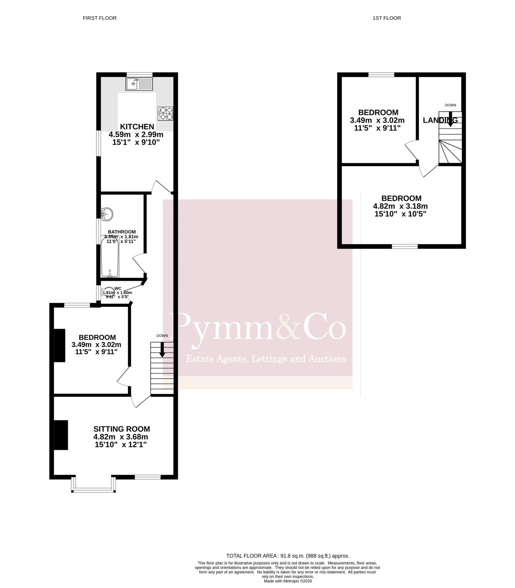 Alexandra Road, Sheringham floorplan