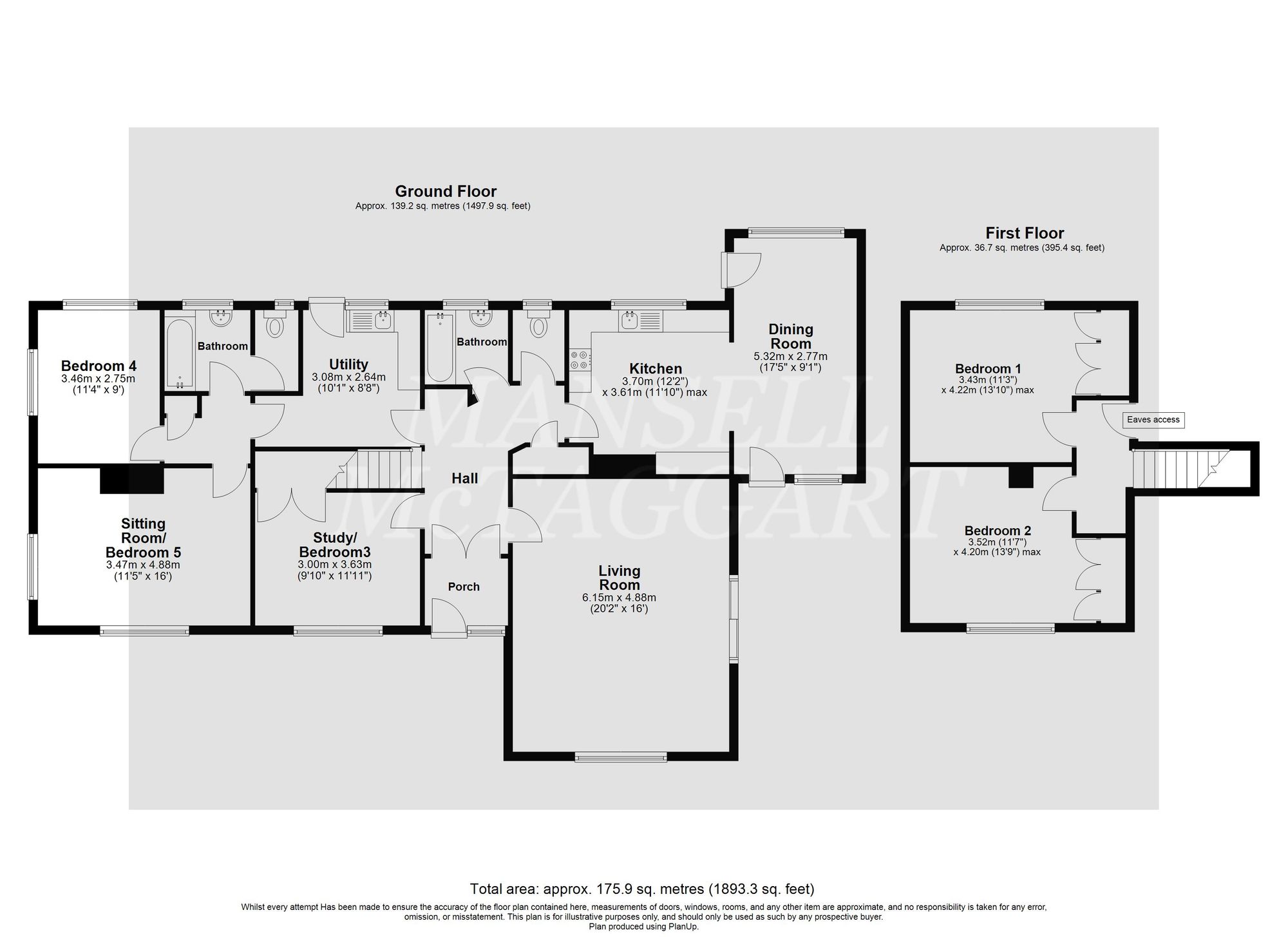Watersmead Priory Road, Forest Row floorplan