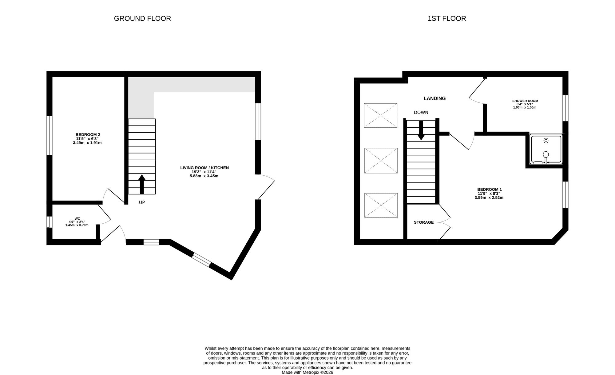 19 Hayling Road, Watford floorplan