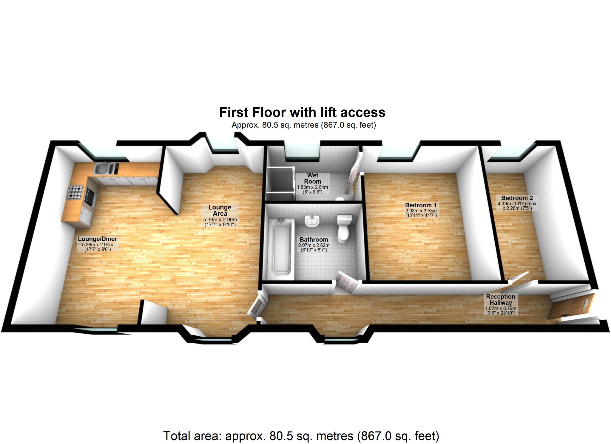 Middle Road, Torquay, Devon TQ1, 2 bedroom flat for sale