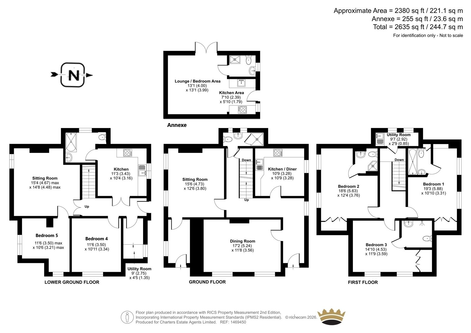 57, Grafton Road, West Sussex floorplan