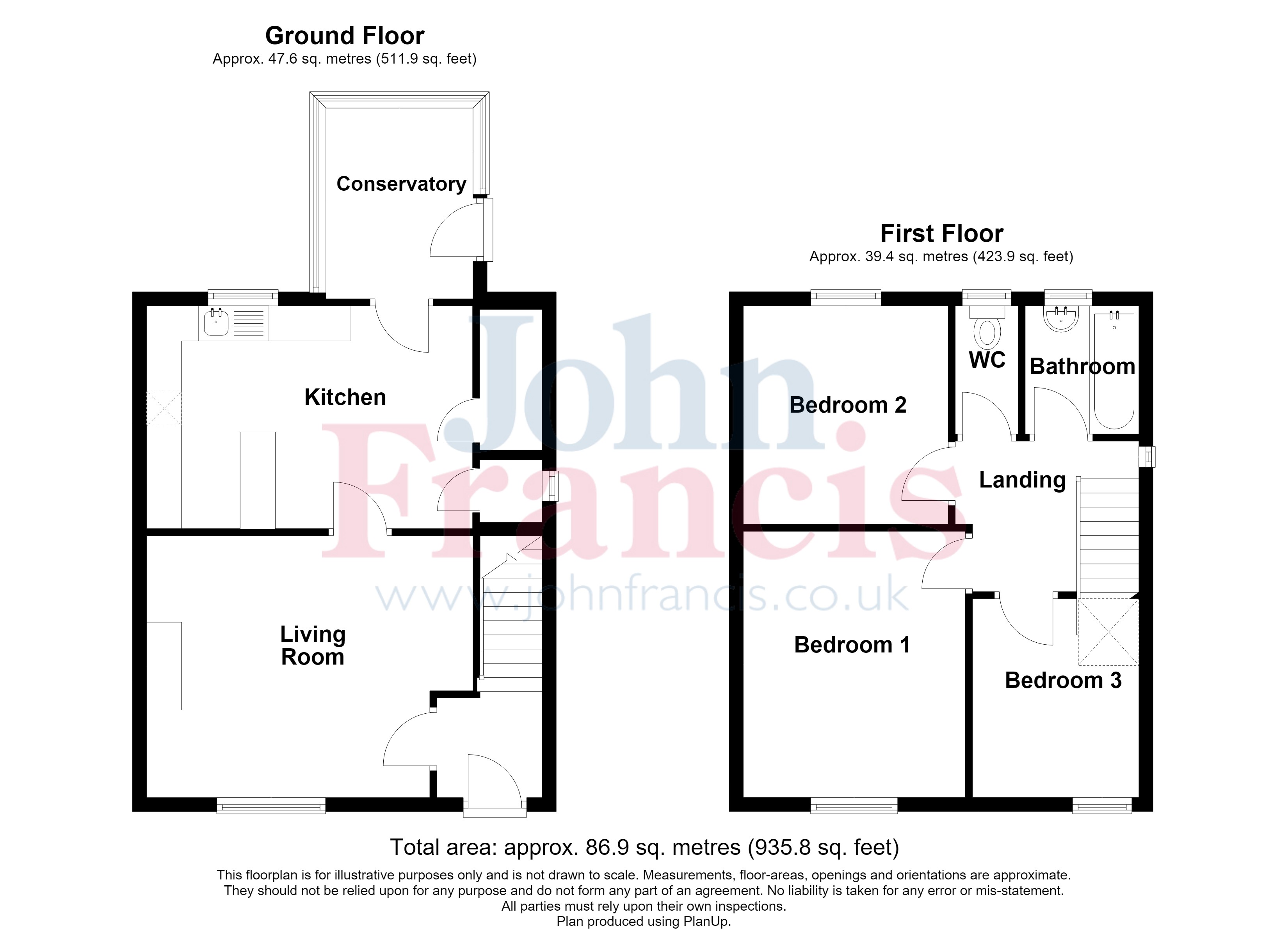18, Milward Close, Dyfed floorplan