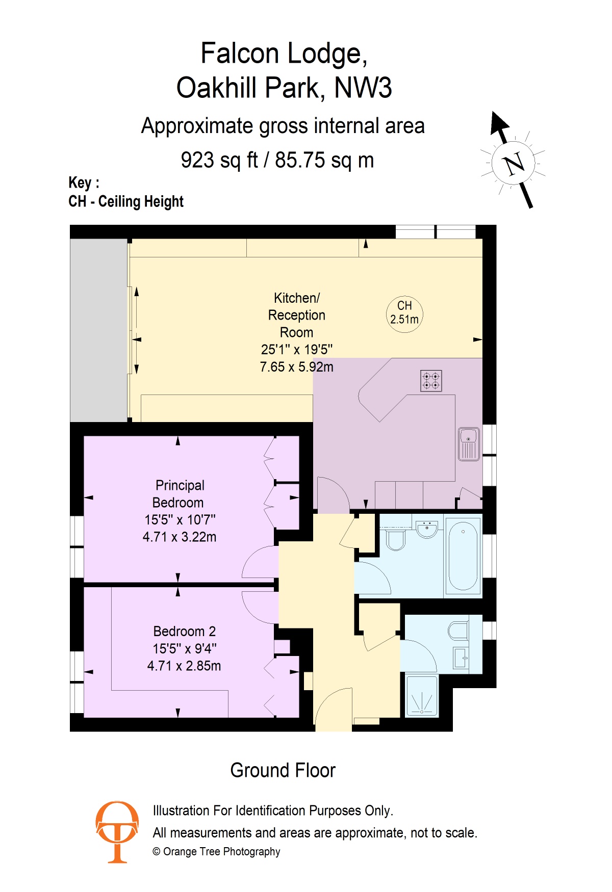 6 Falcon Lodge,, Oakhill Park, London floorplan