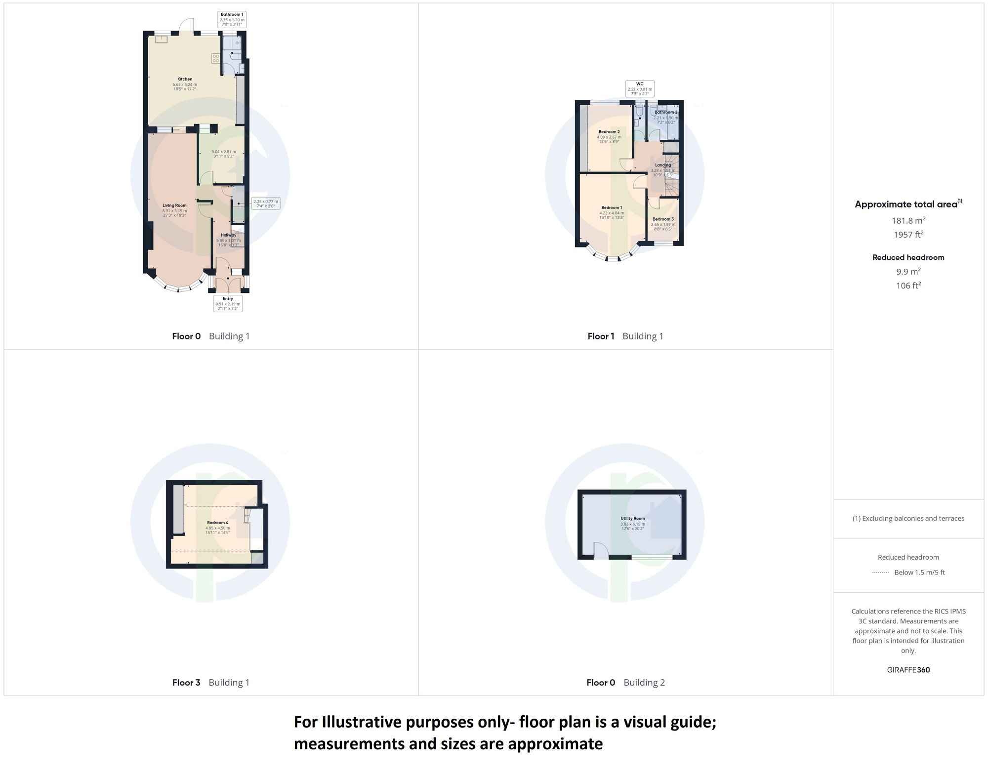 219 All Souls Avenue, London floorplan